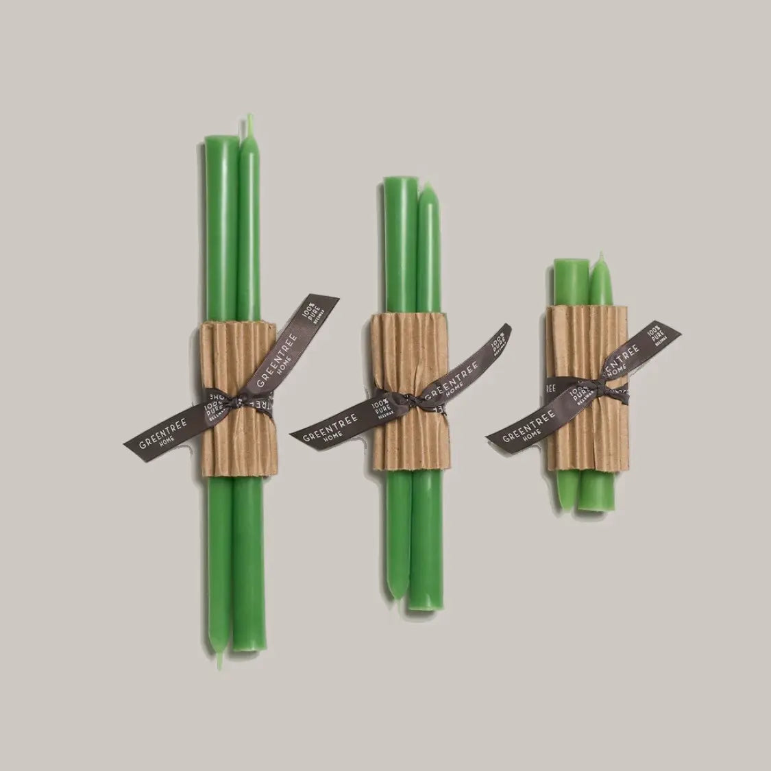 Everyday Beeswax Tapers - Pink & Tan