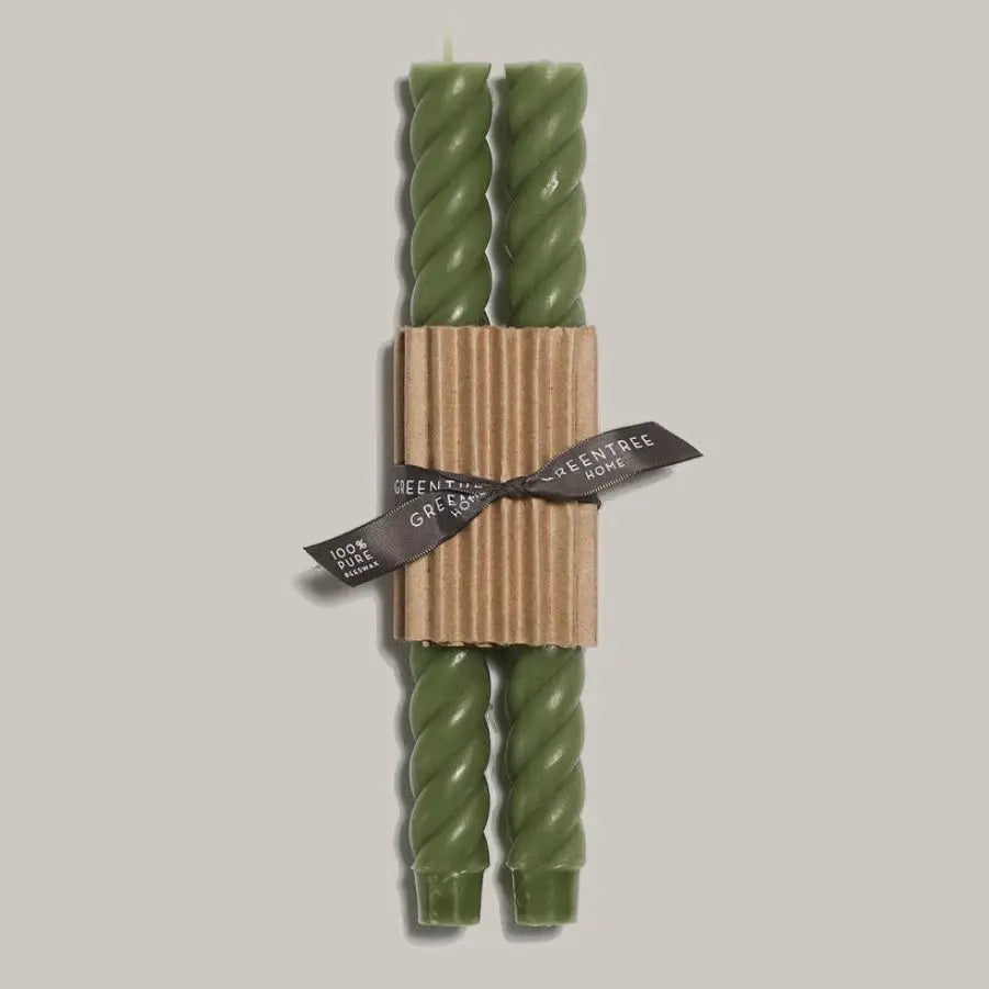 Rope Beeswax Tapers Greentree Home