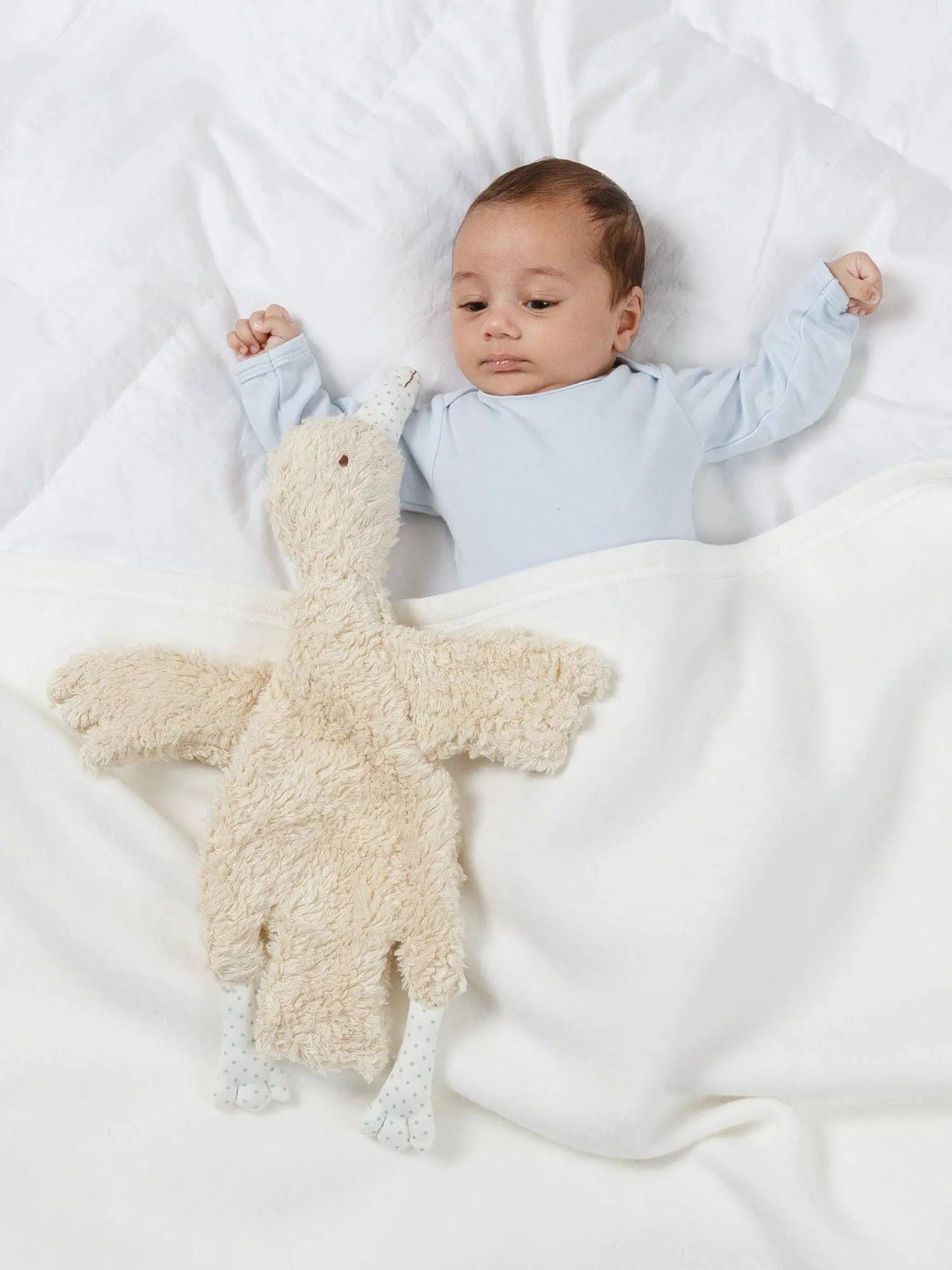 Goose Sherpa Snuggle Lovey Under the Nile