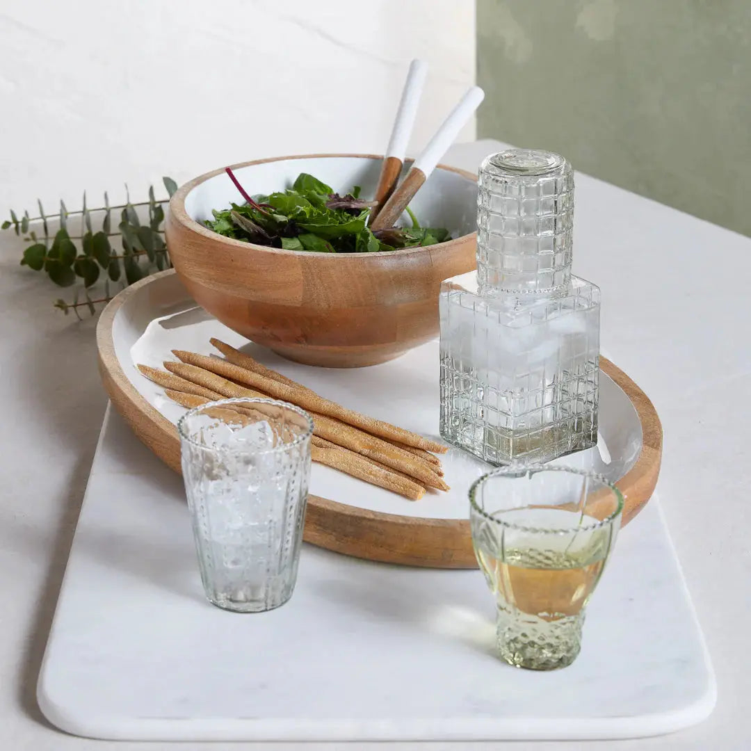 Ruffle Glass Bell BeHome