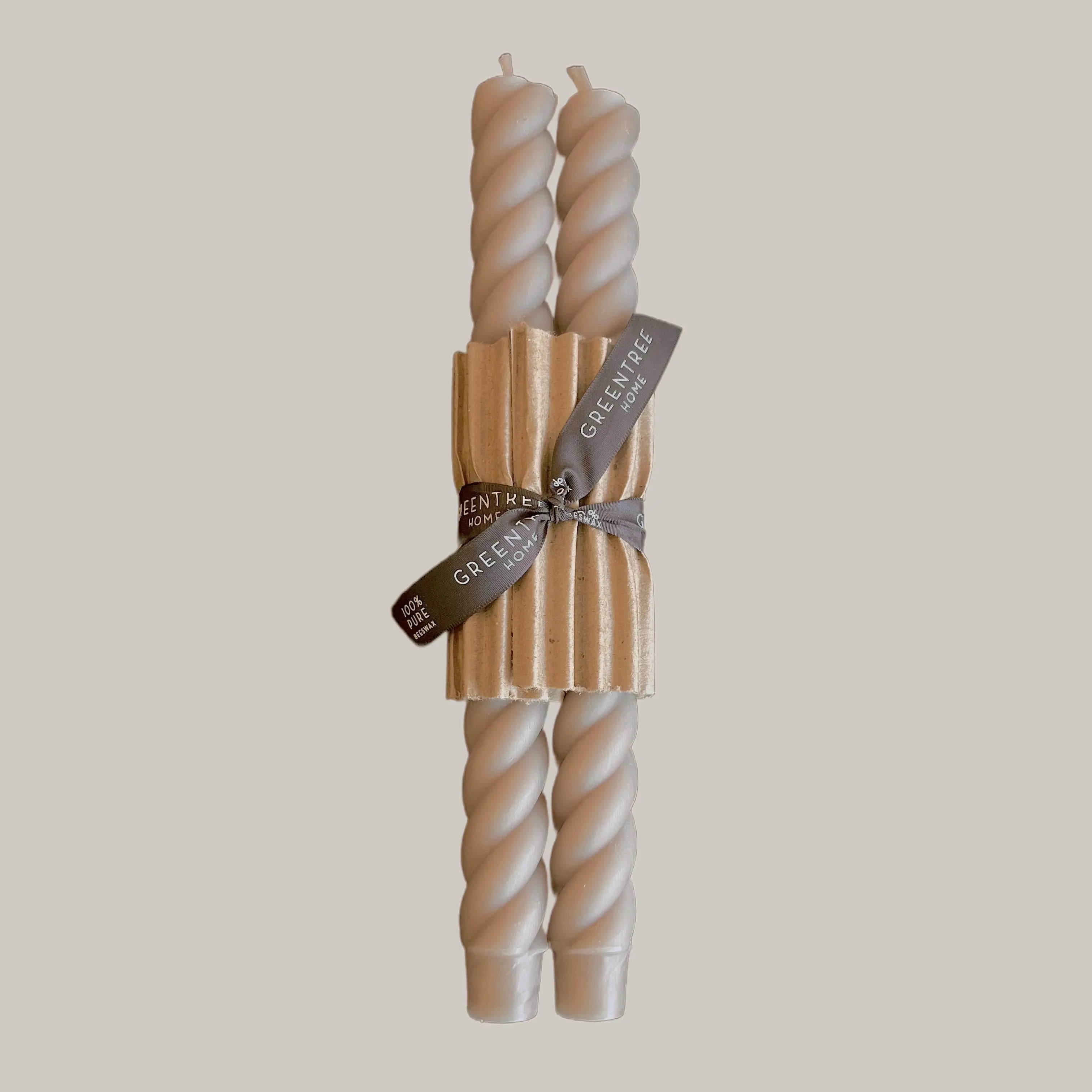 Rope Beeswax Tapers Greentree Home