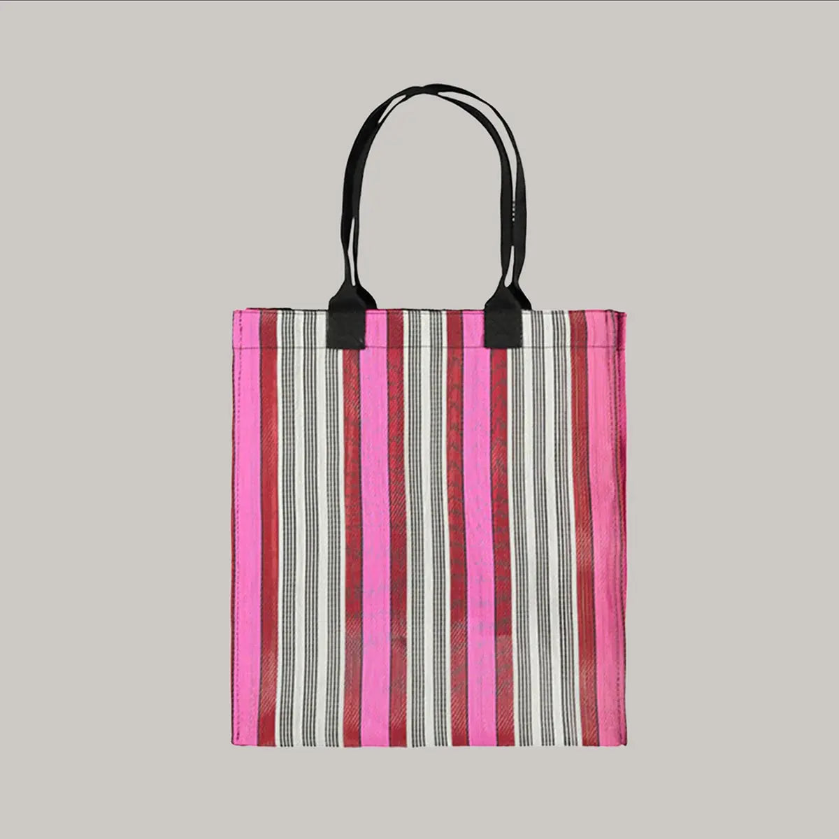 Woven Market Shopper in Neyron, Guardsman, Pearl British Colour Standard North America