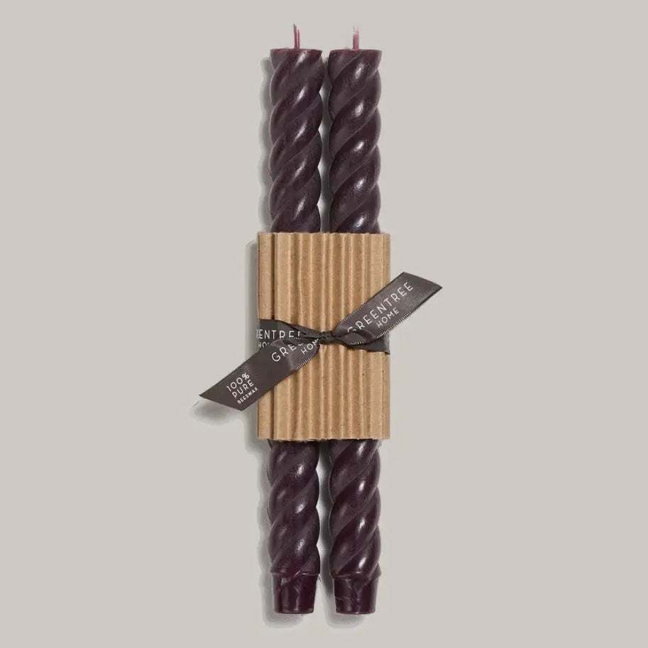 Rope Beeswax Tapers Greentree Home