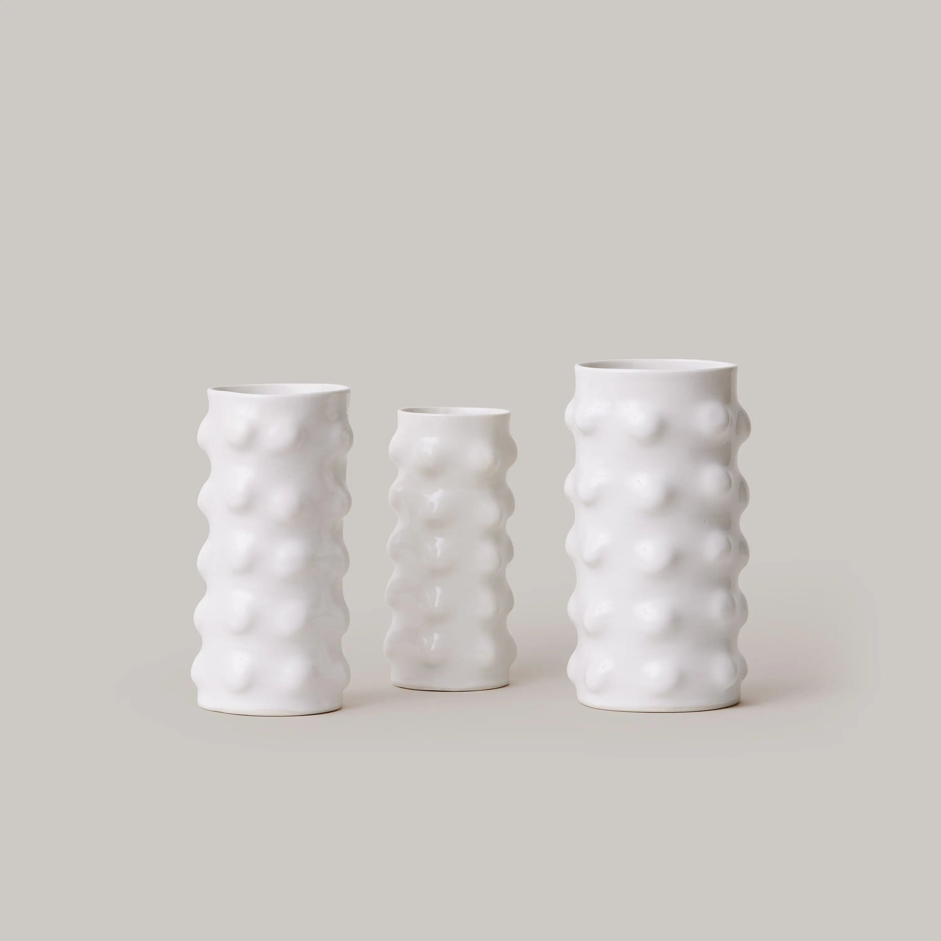 White Porcelain Ceramic Vase Stephanie Grace