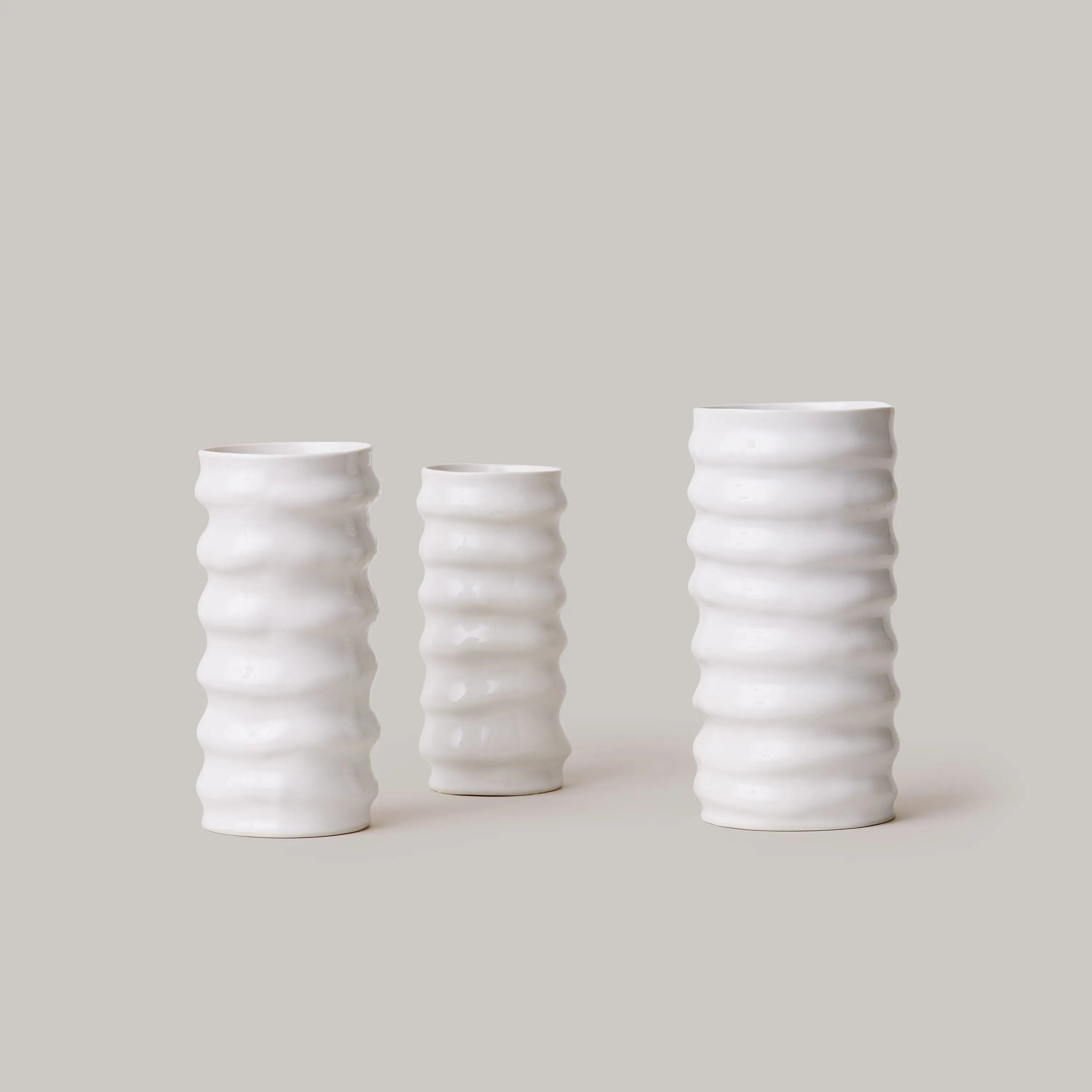 White Porcelain Ceramic Vase Stephanie Grace