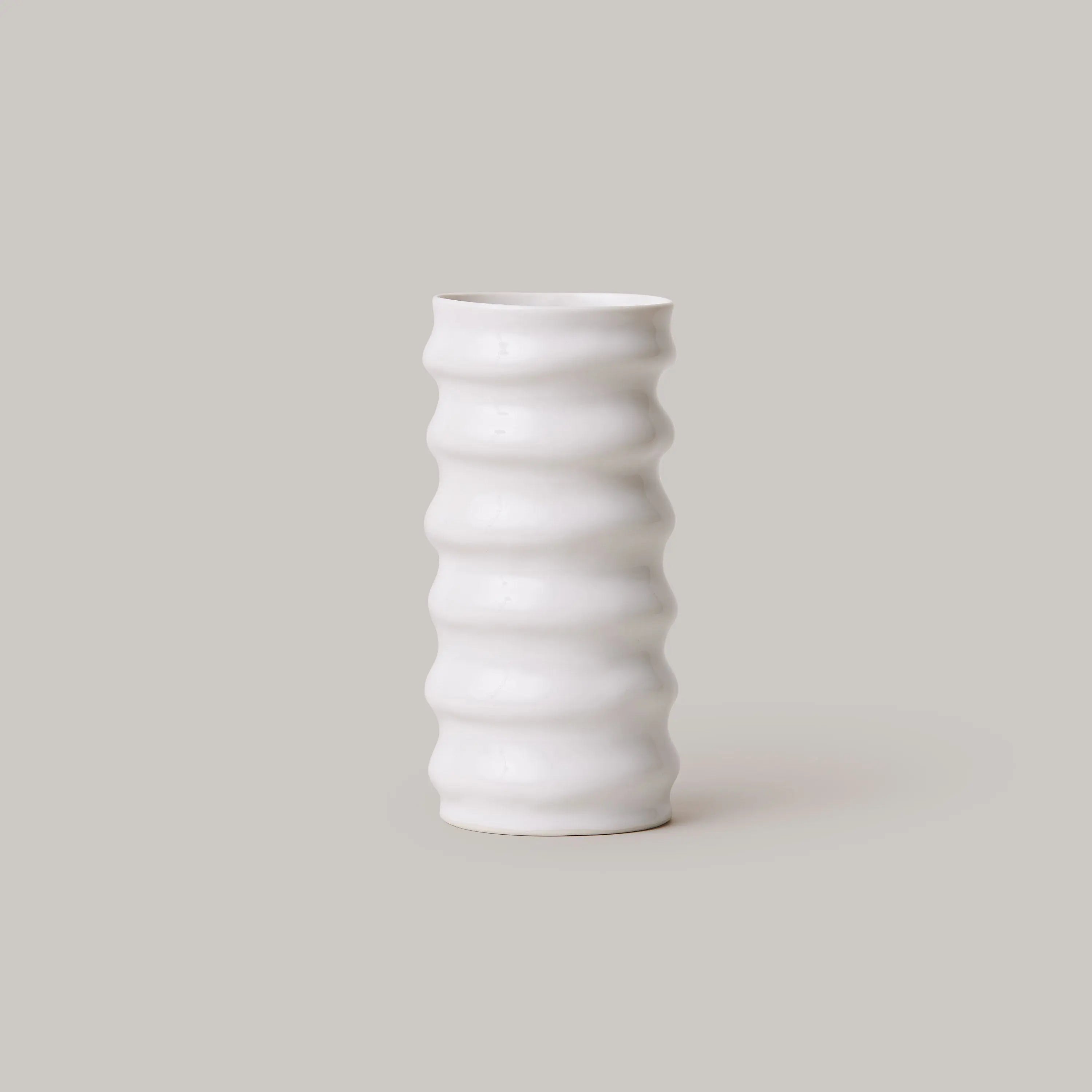White Porcelain Ceramic Vase Stephanie Grace