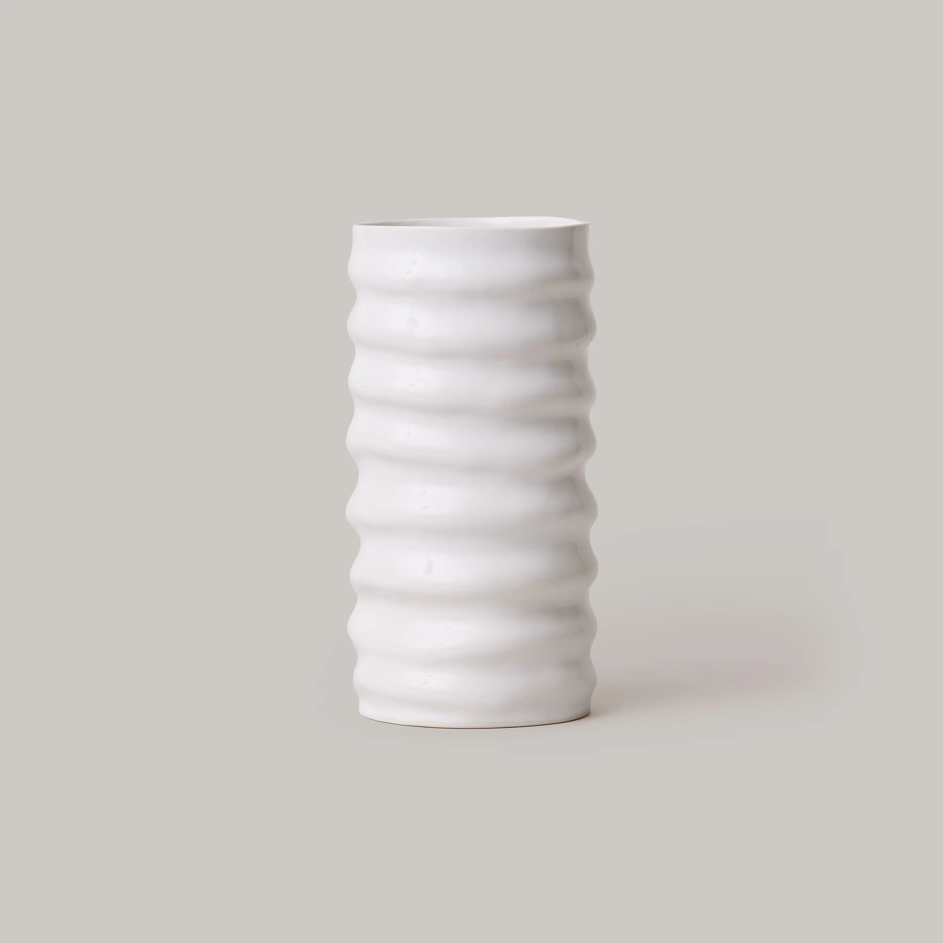 White Porcelain Ceramic Vase Stephanie Grace