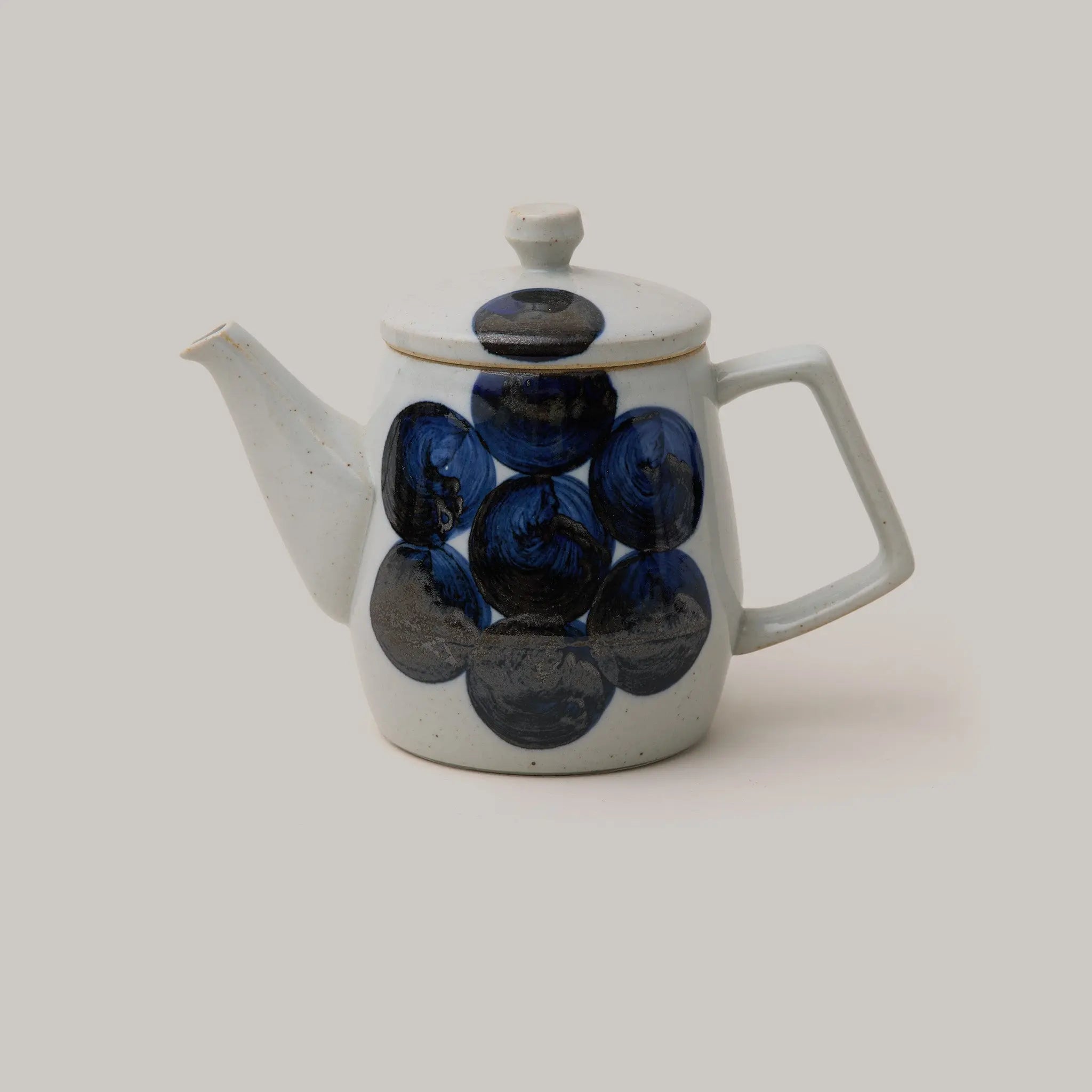 Blue Flower Glaze Teapot Not specified