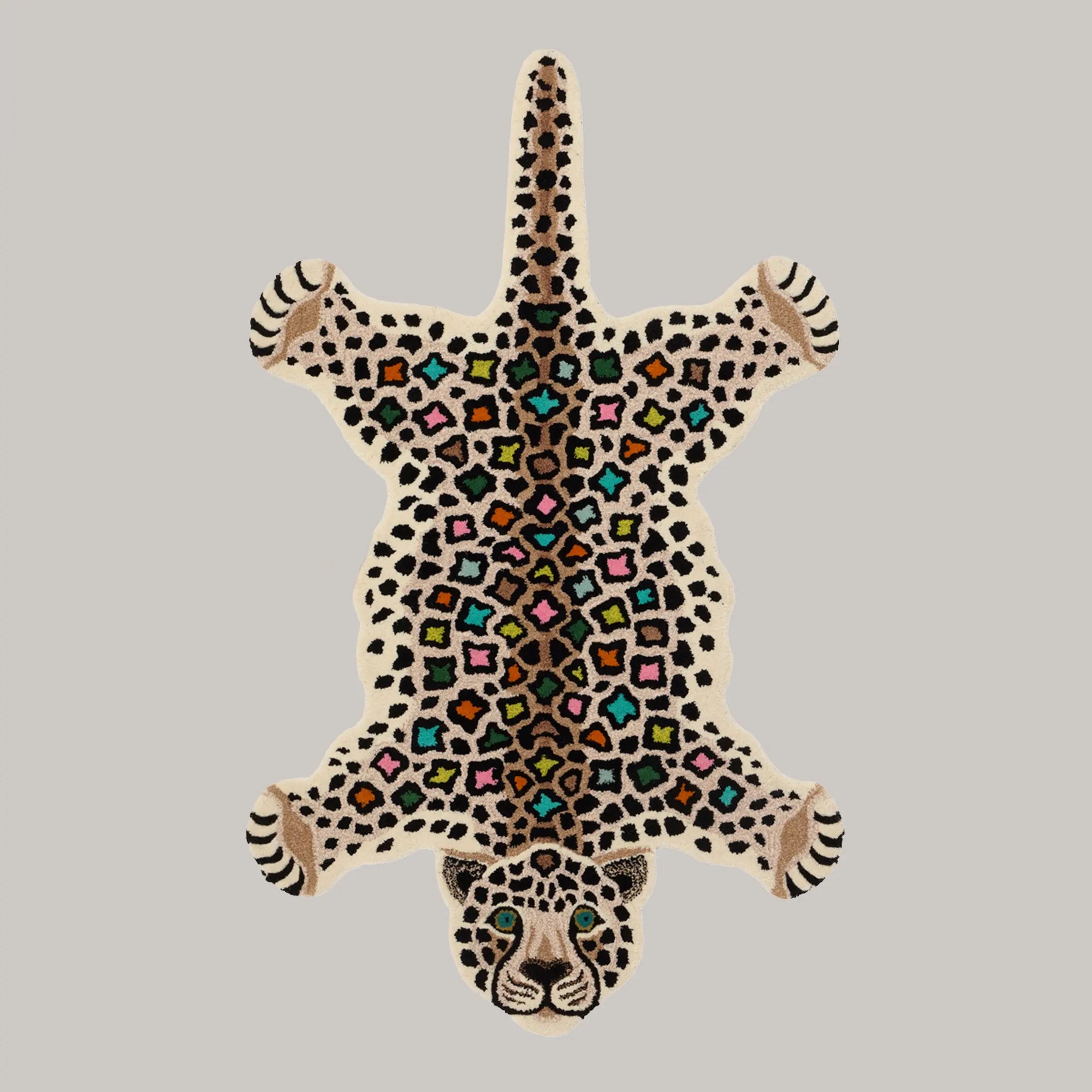 Wool Animal Print Rug Doing Goods