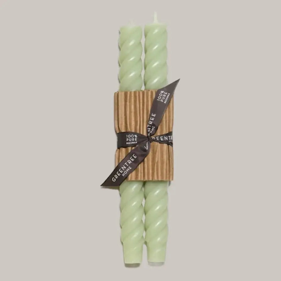Rope Beeswax Tapers Greentree Home