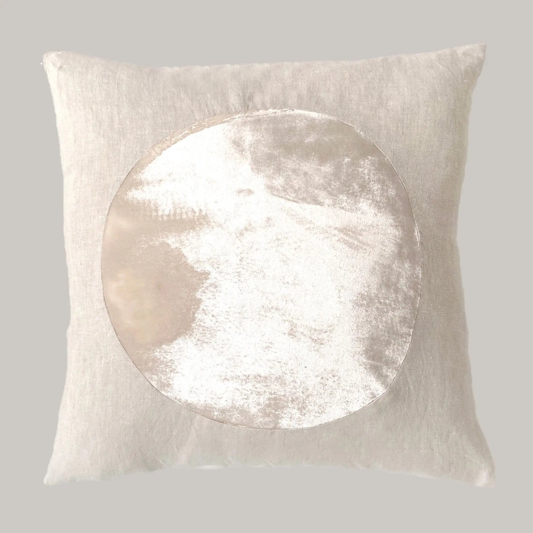 Silk Velvet Circle Pillow Correll Correll