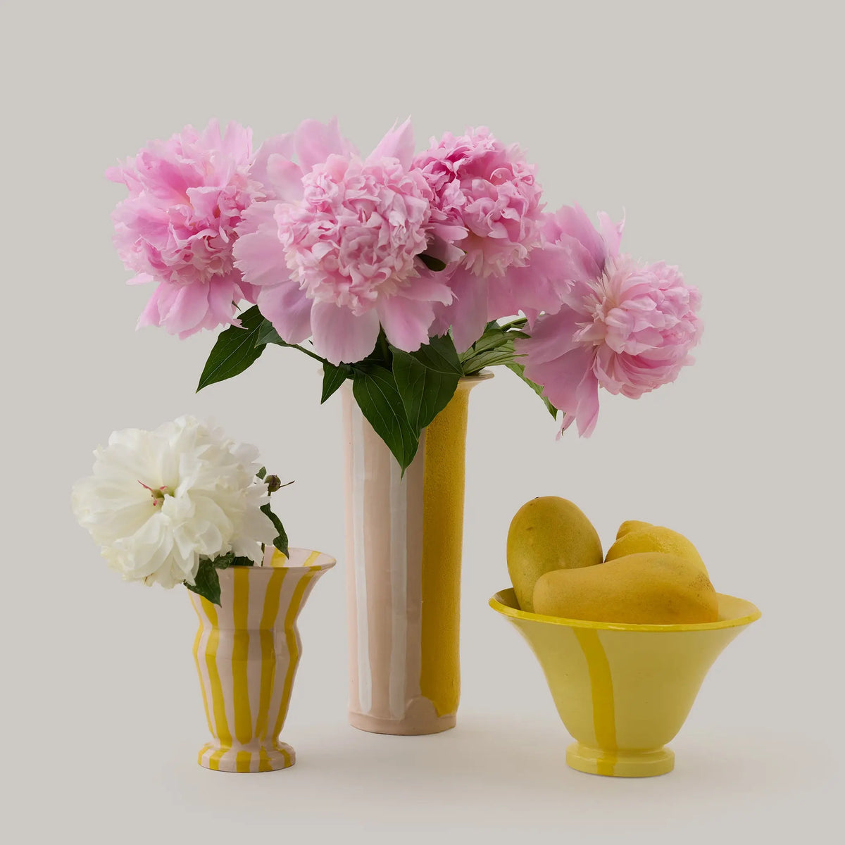 Yellow Porcelain Vases and Vessels Martha Beckman