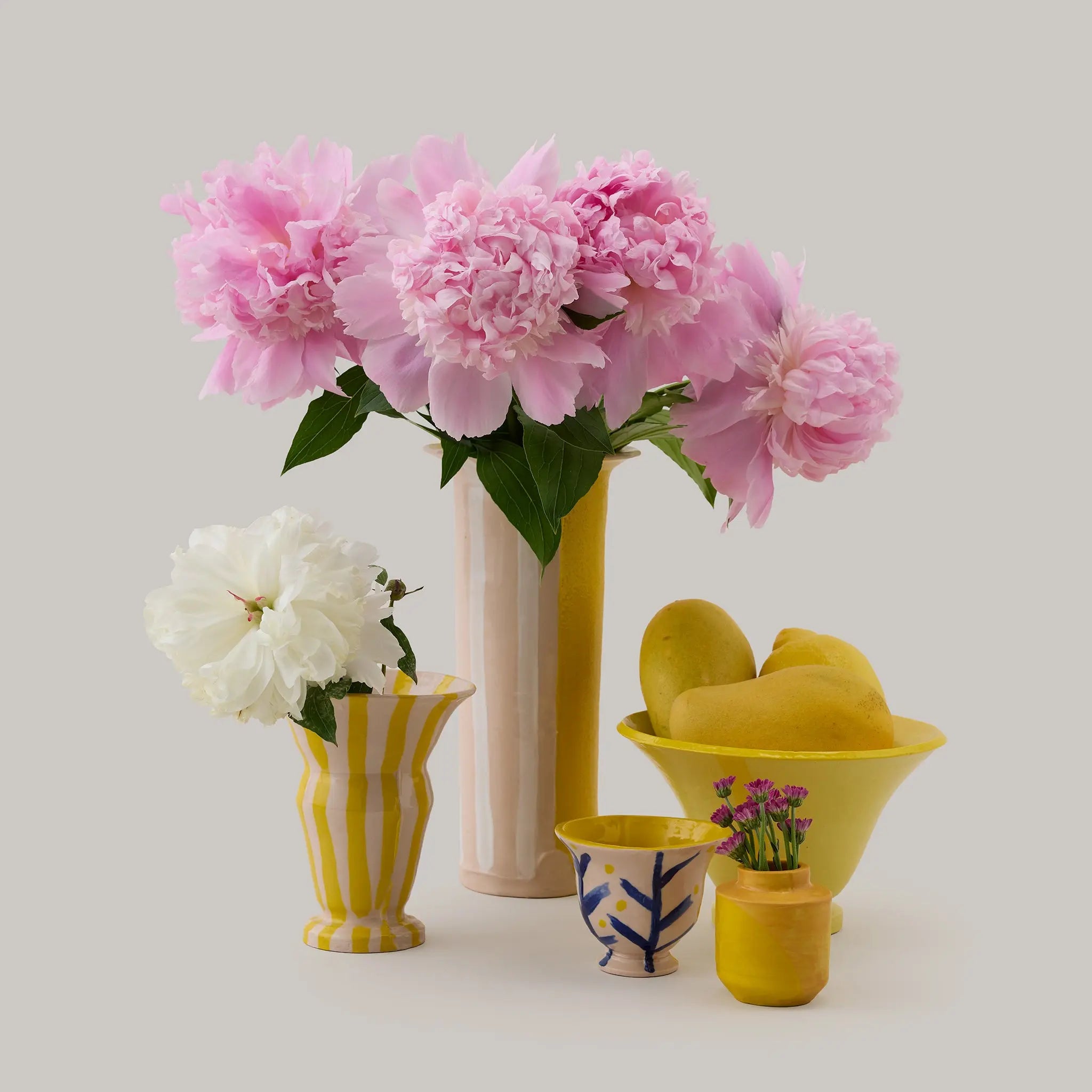Yellow Porcelain Vases and Vessels Martha Beckman