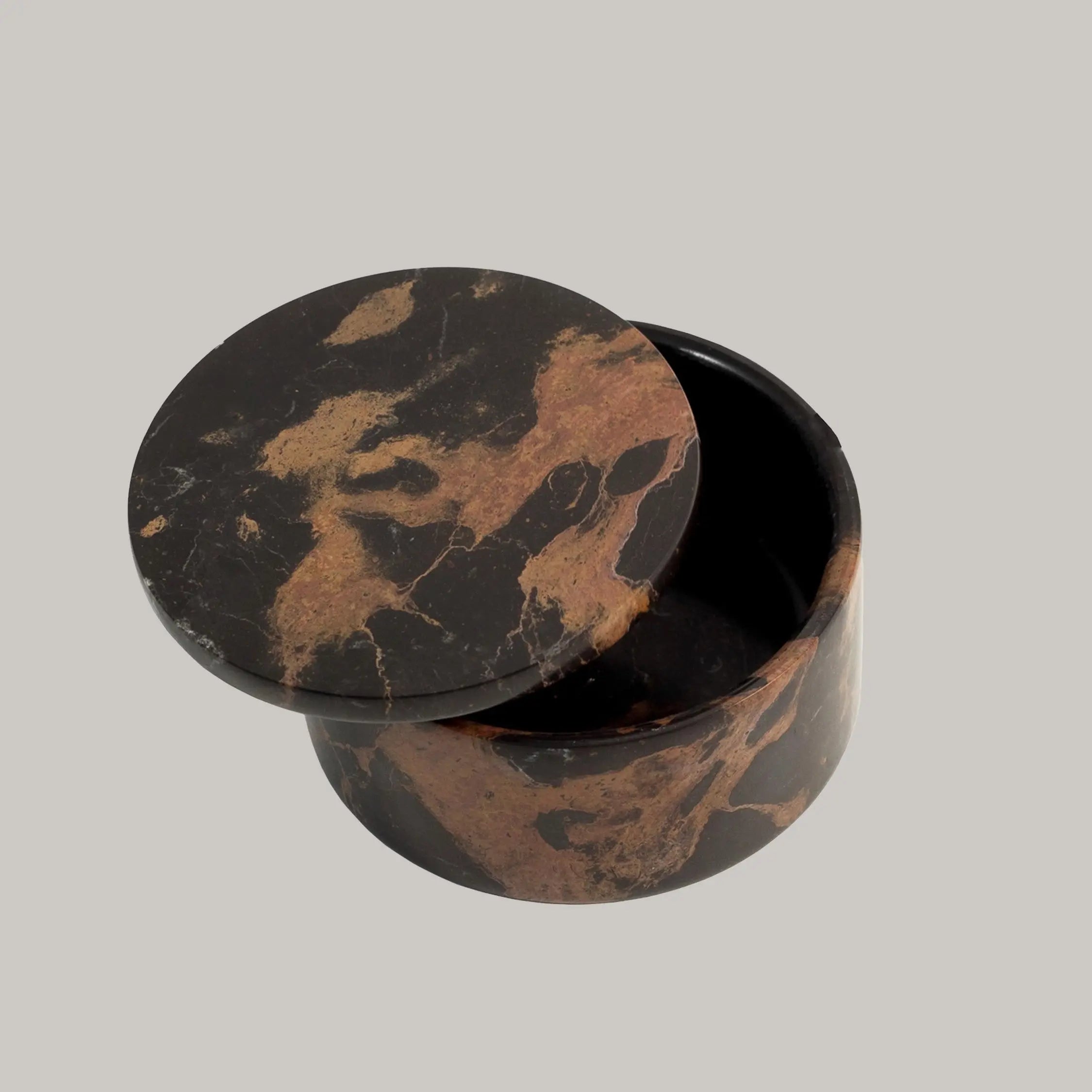 Tiger Eye Marble Round Box Not specified
