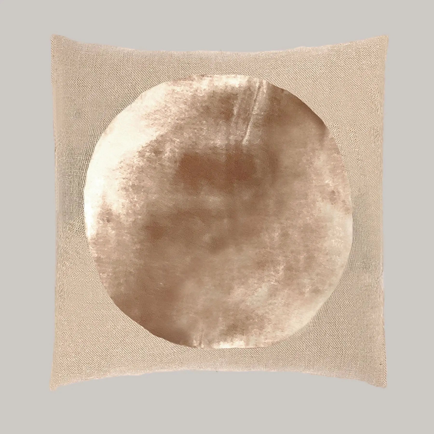 Silk Velvet Circle Pillow Correll Correll