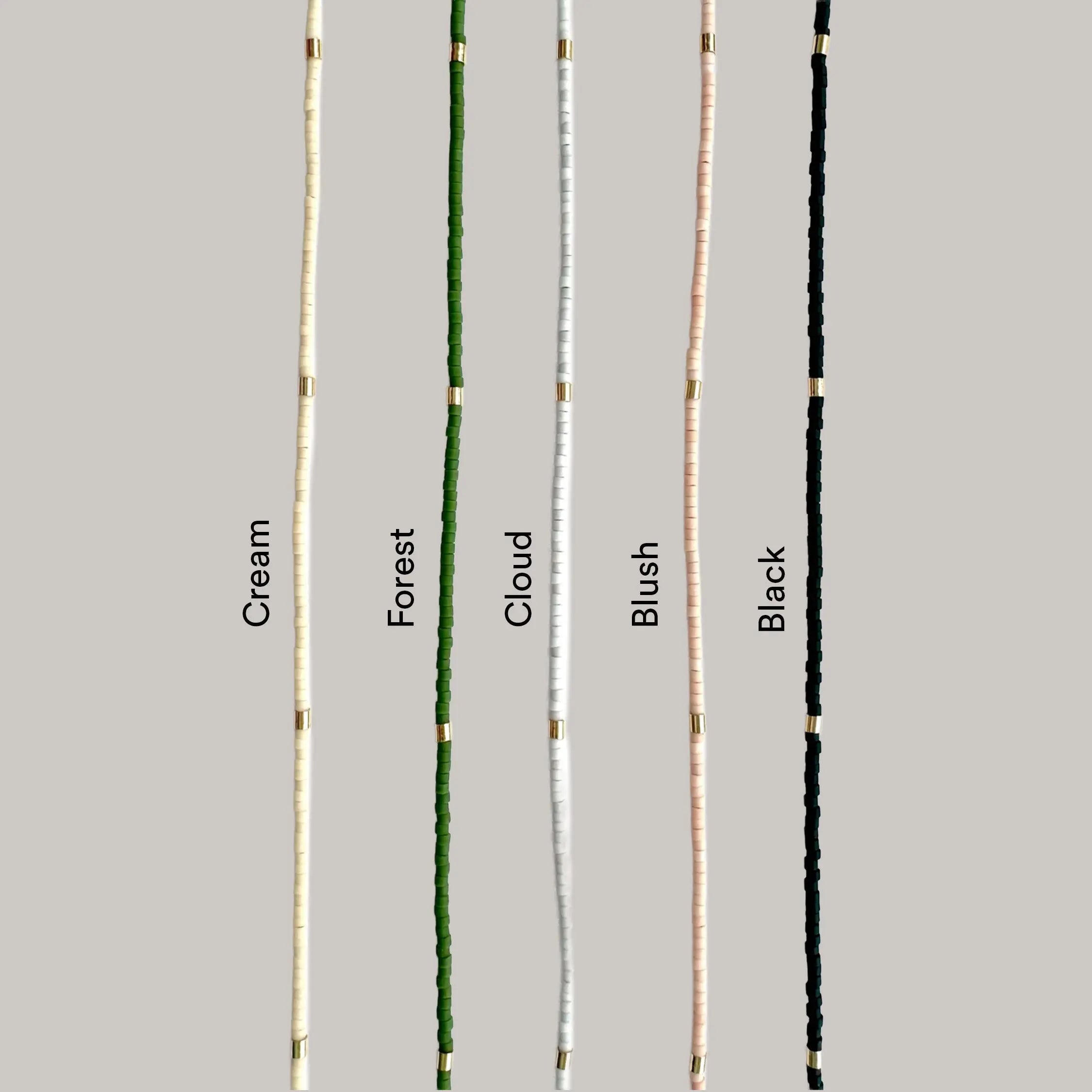 Matte Gold Bar Choker Ocean Breakup