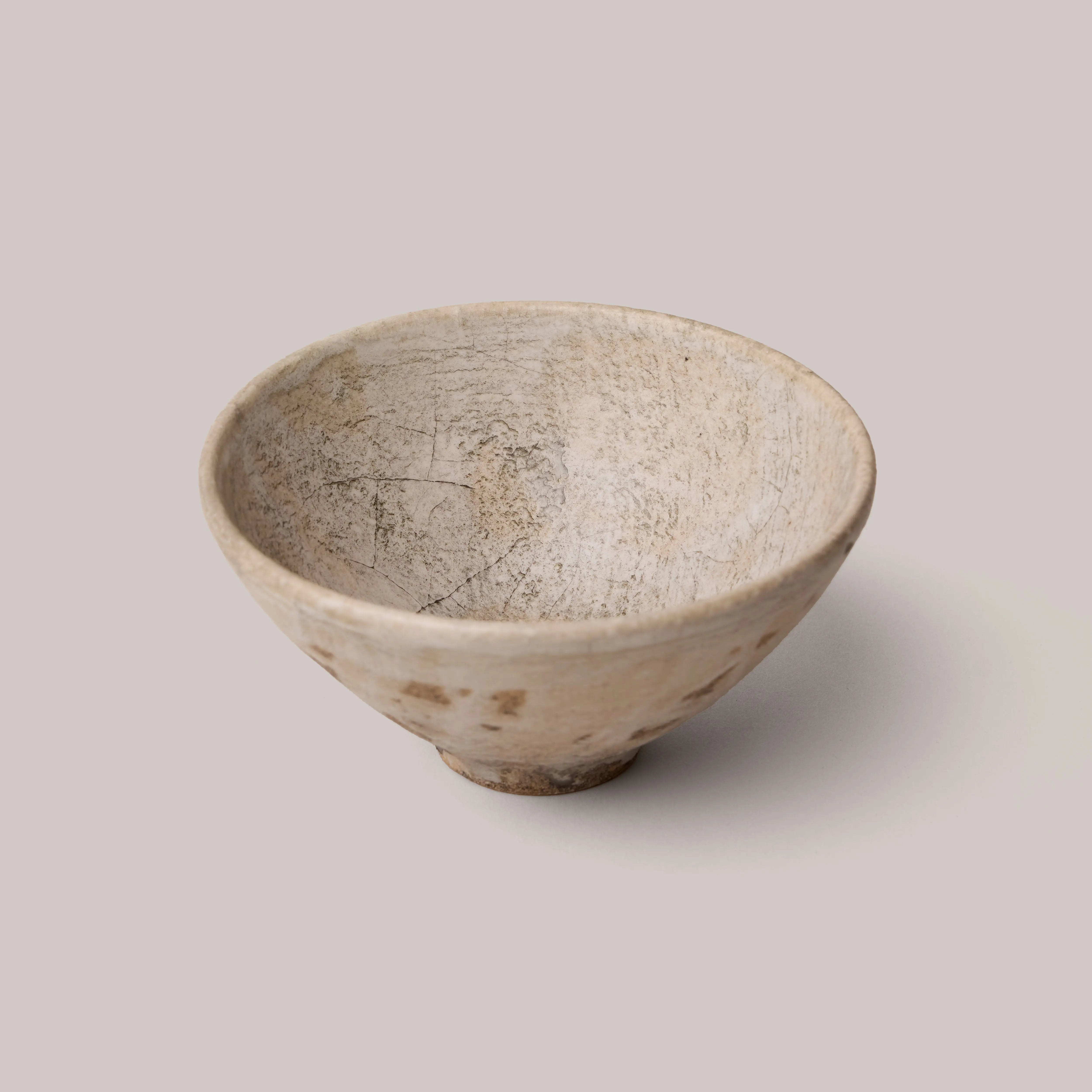 Kikuchi Toru White Glaze Bowl Hakujitu