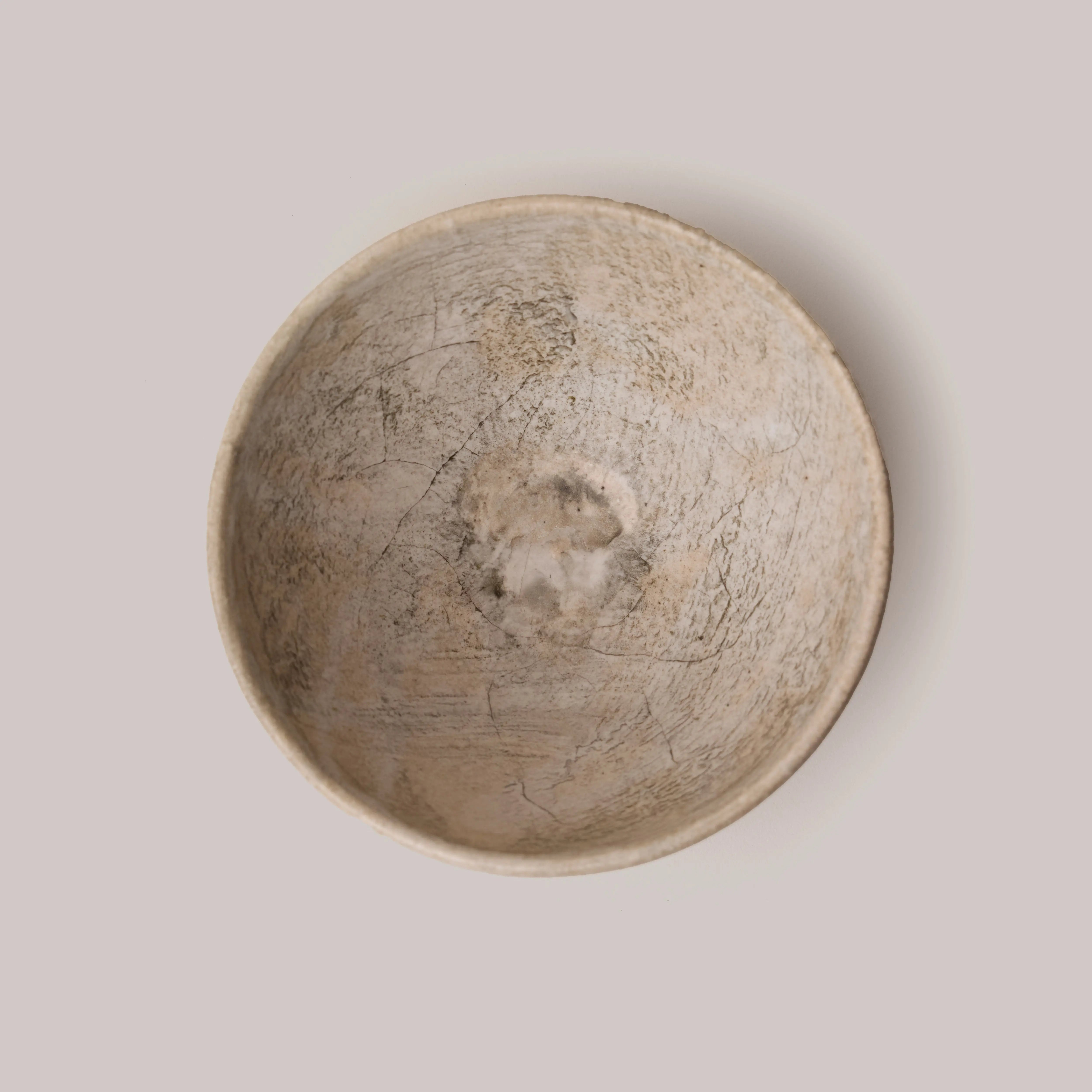 Kikuchi Toru White Glaze Bowl Hakujitu