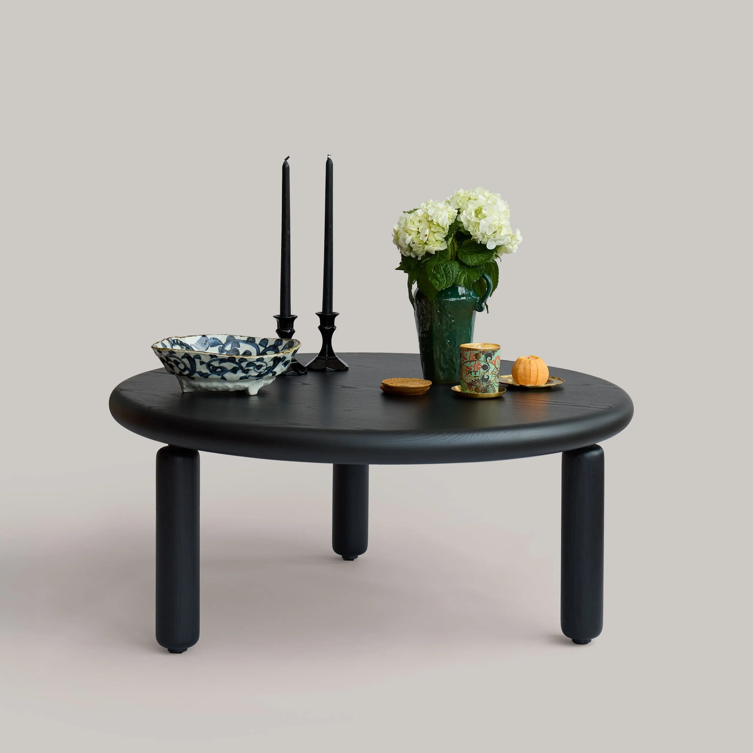 Eido Coffee Table - Straight Pink & Tan
