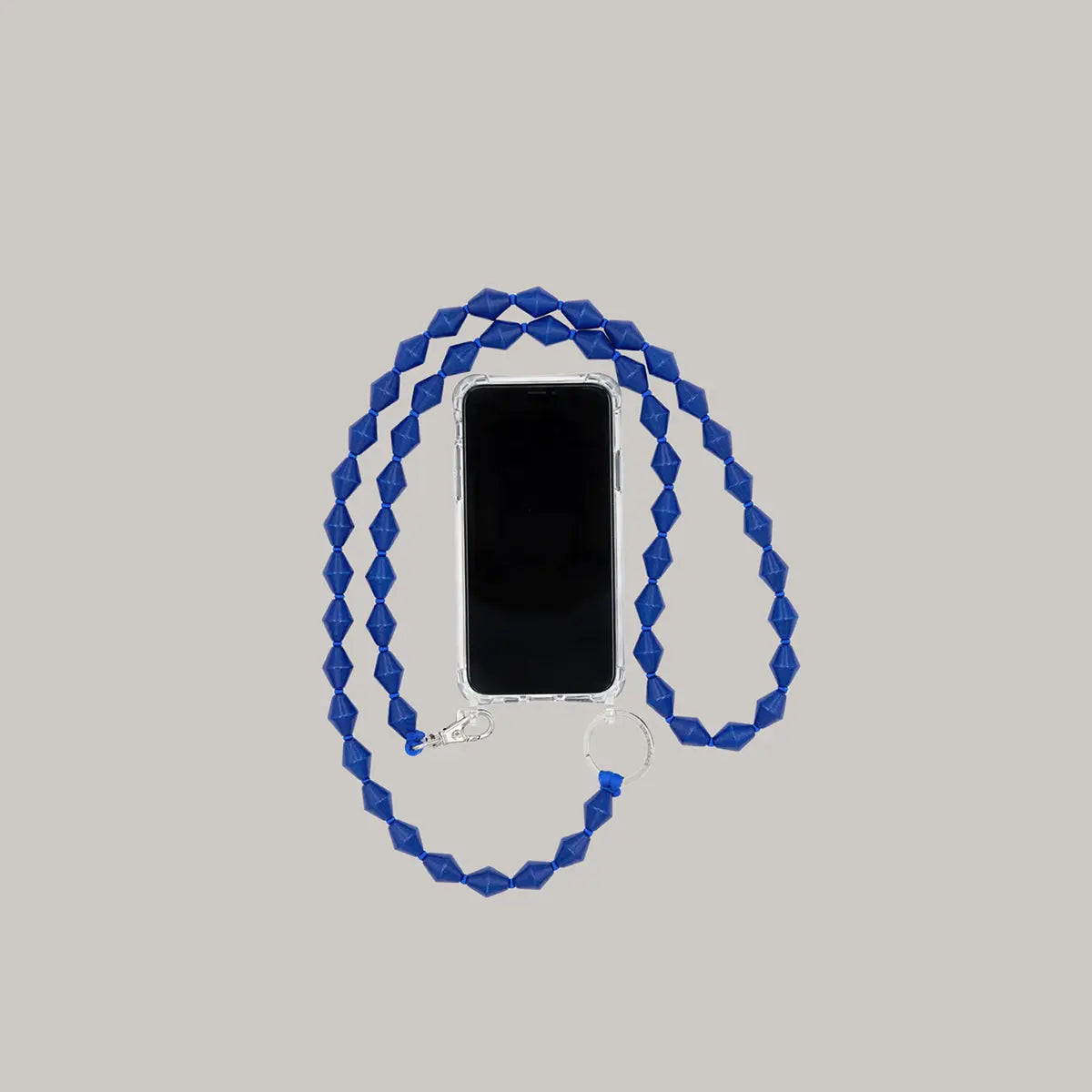 Zig Zag Wooden Bead Phone Holder