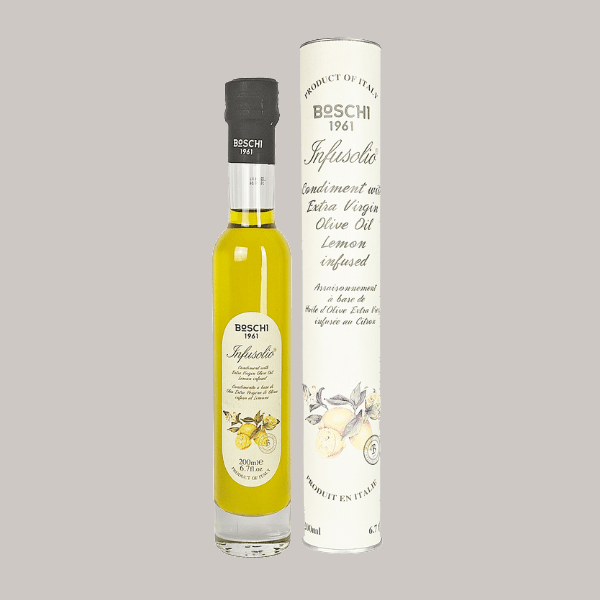 Boschi 1961 Lemon Infused Extra Virgin Olive Oil - Pink & Tan