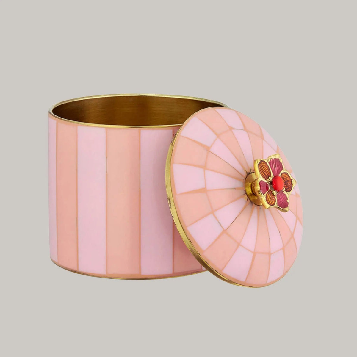 Circus Box - Pink & Tan