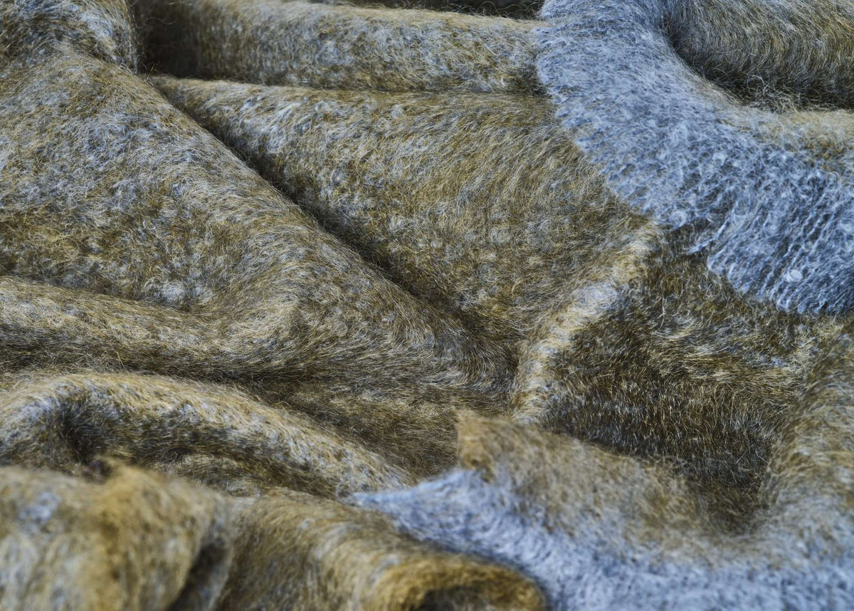Clash Mohair Throws Cushendale
