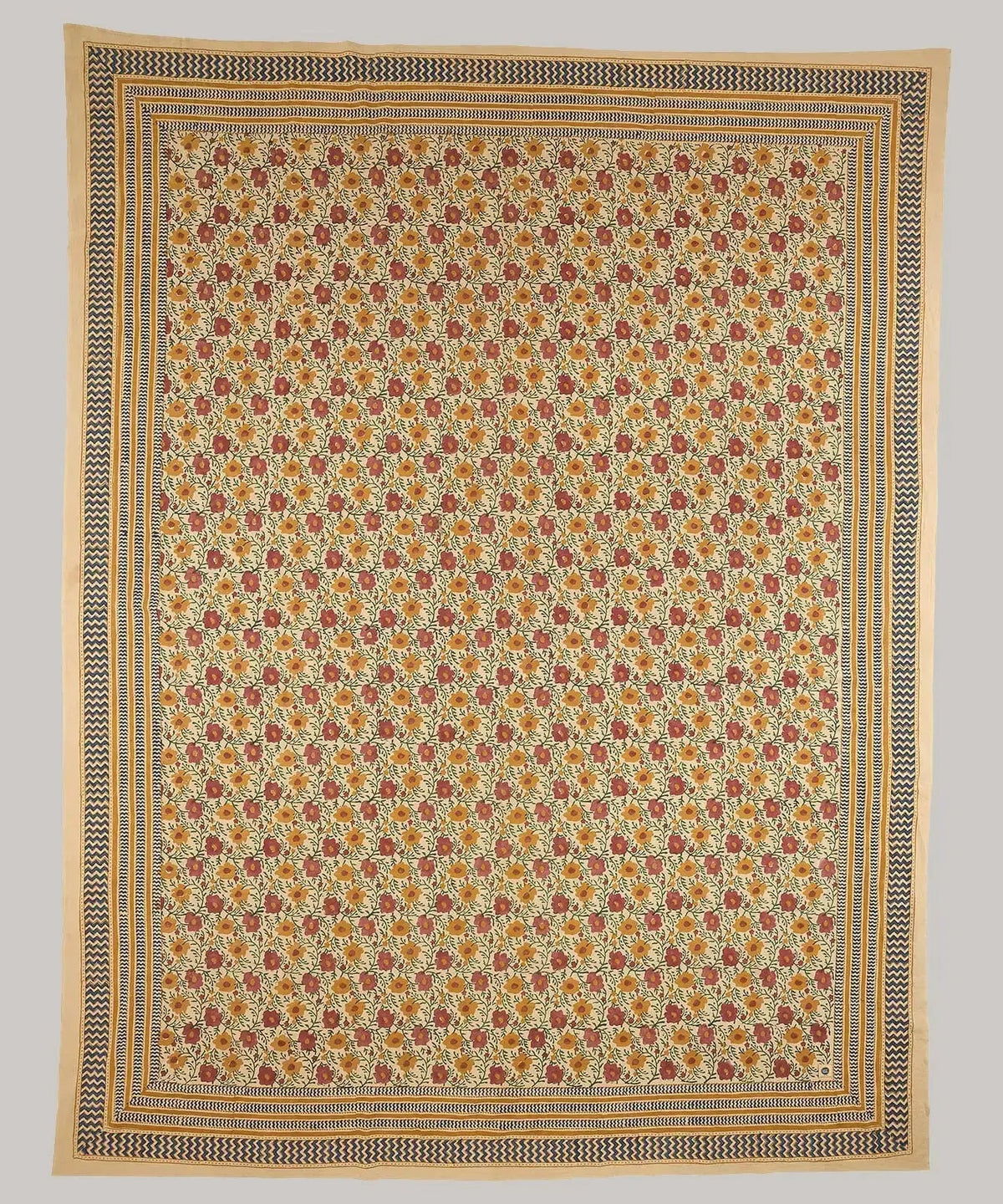 Double Throw in Tote - Pink & Tan