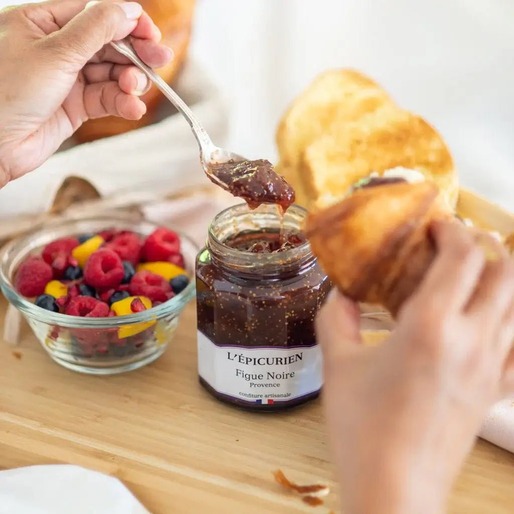 L'Epicurien Black Fig Preserves - Pink & Tan