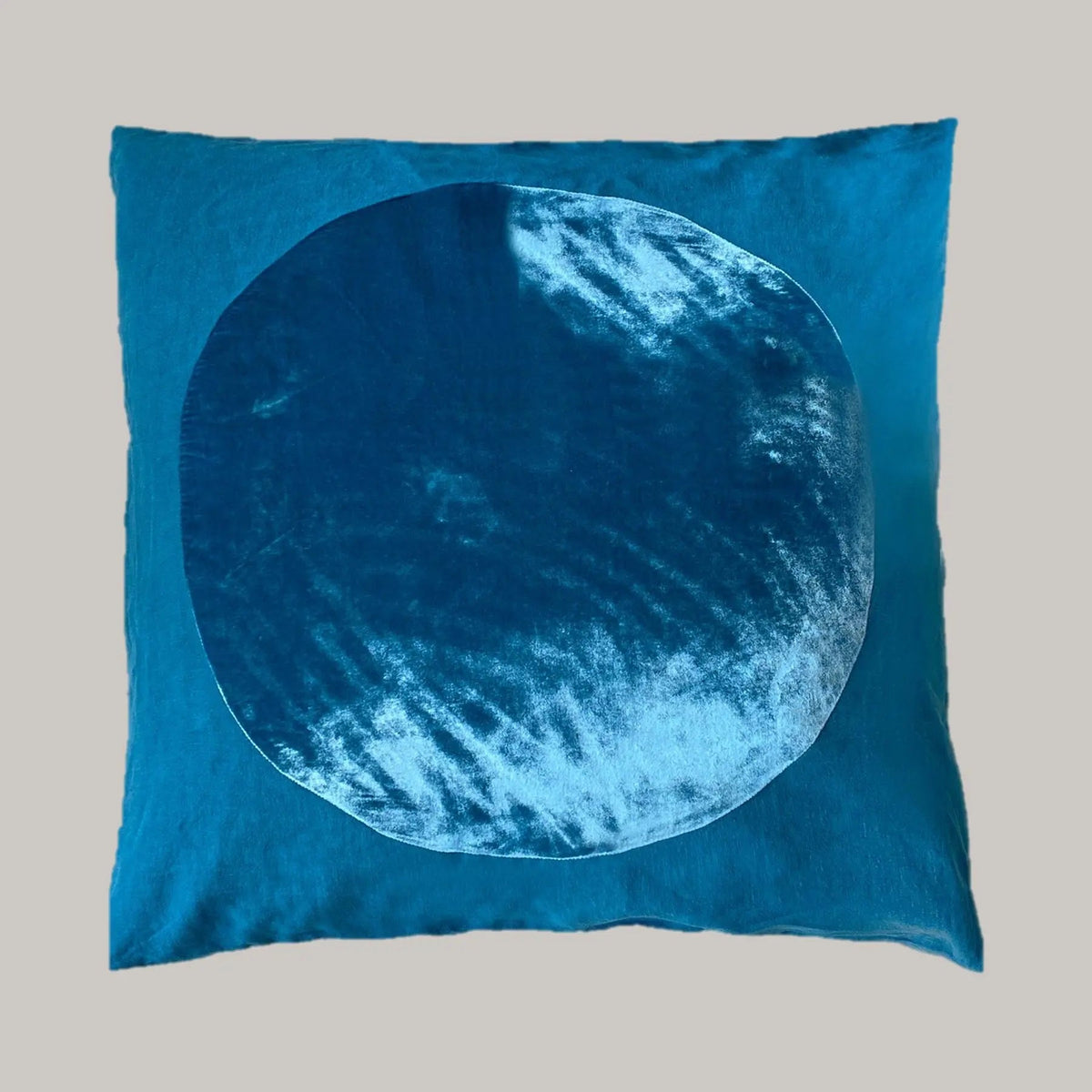Silk Velvet Circle Pillow Correll Correll