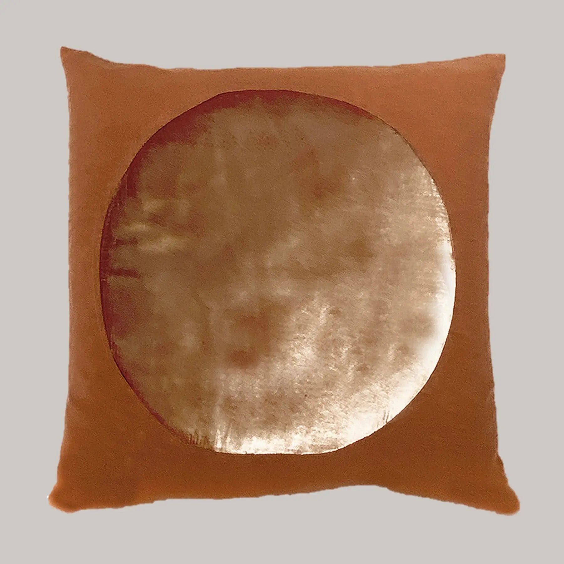Silk Velvet Circle Pillow Correll Correll