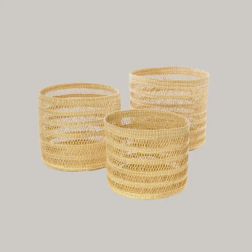 Lace Weave Basket Swahili Modern