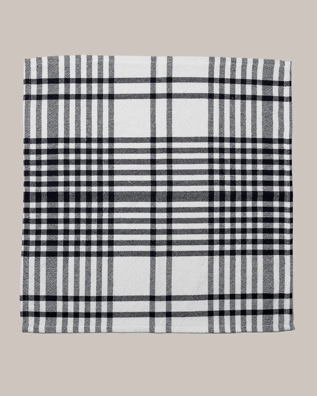 B/W Checked Cotton Kitchen Towels Not specified