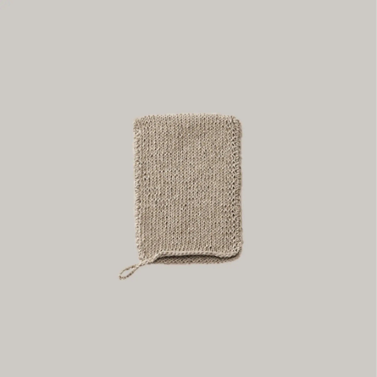 Linen Knit Bath Mitten Fog Linen