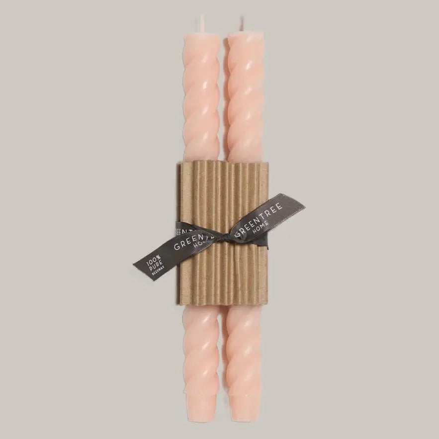 Rope Beeswax Tapers Greentree Home