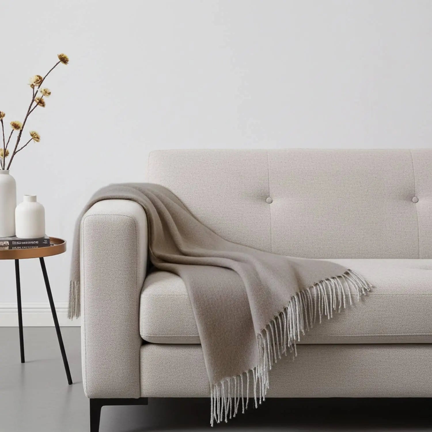 Hazelnut Baby Alpaca Throw Shupaca Alpaca