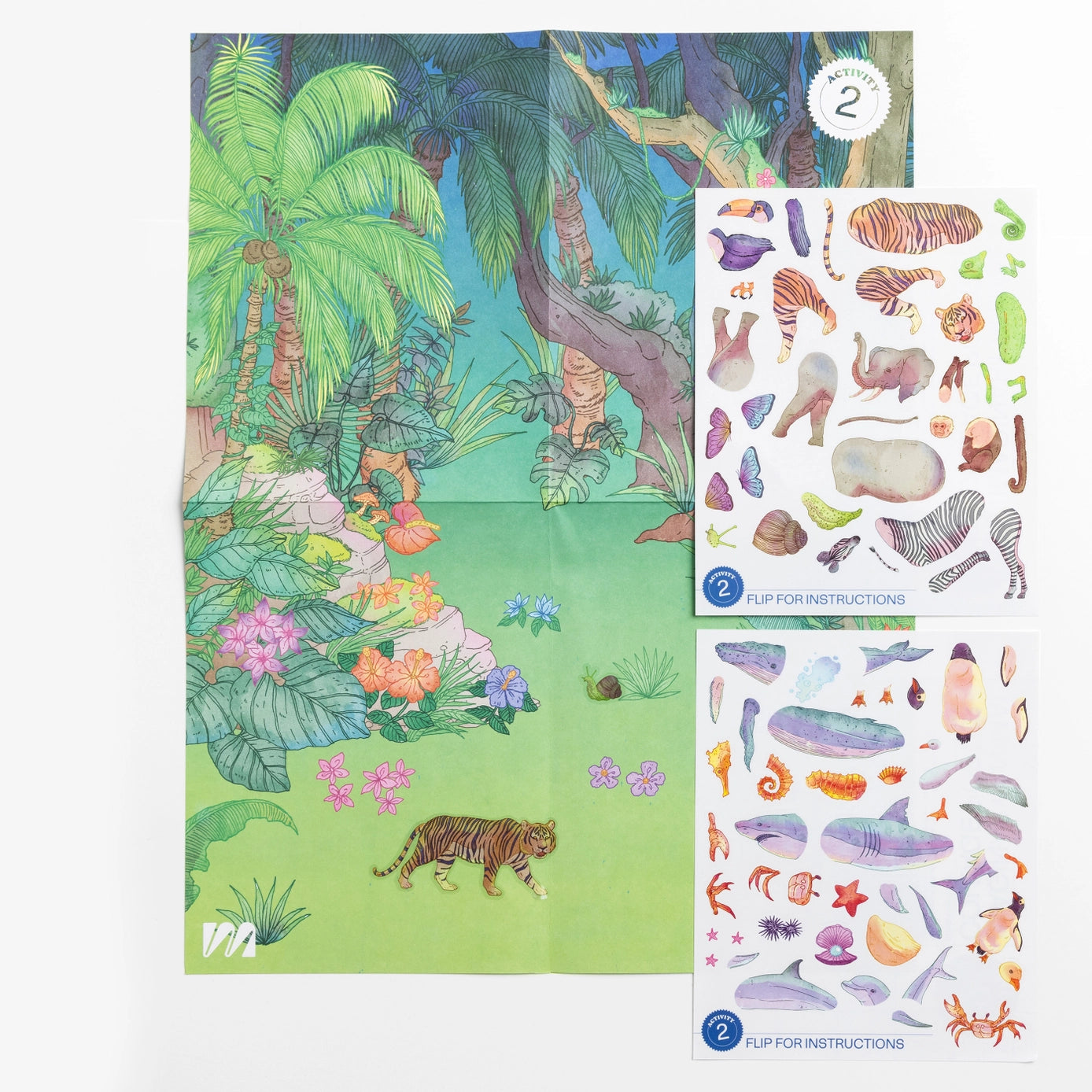 Animal Sticker Based Art Pack - Volume 7