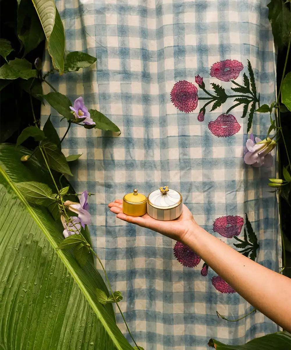 Circus Box - Pink & Tan