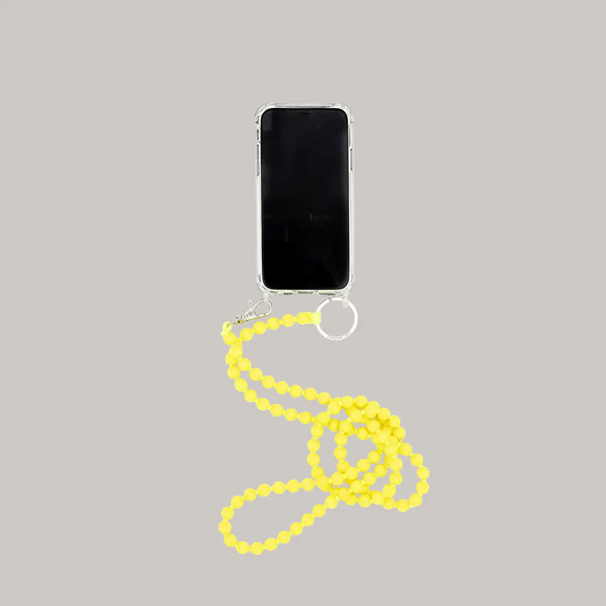 Round Wooden Bead Phone Holder
