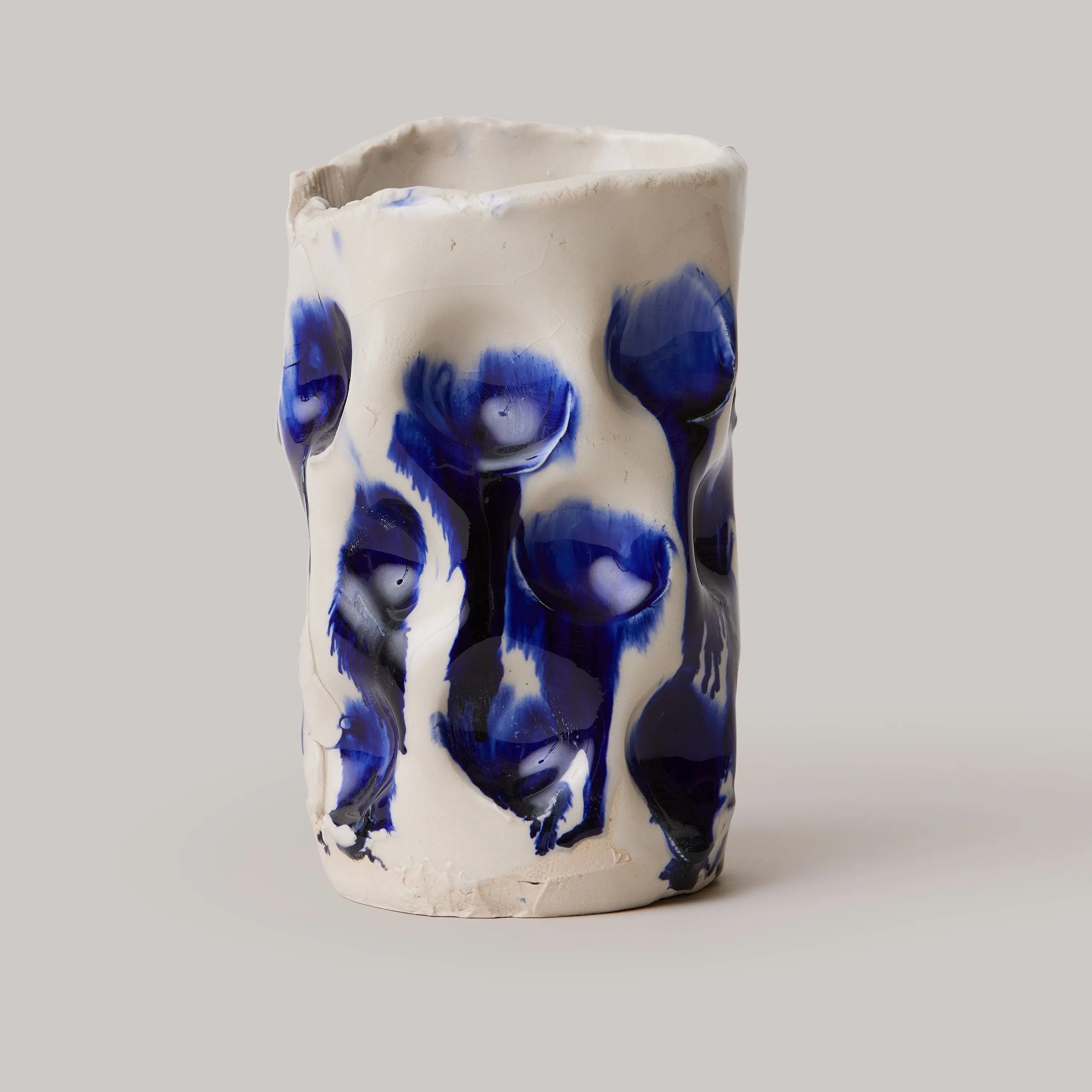 Cobalt Organic Vase