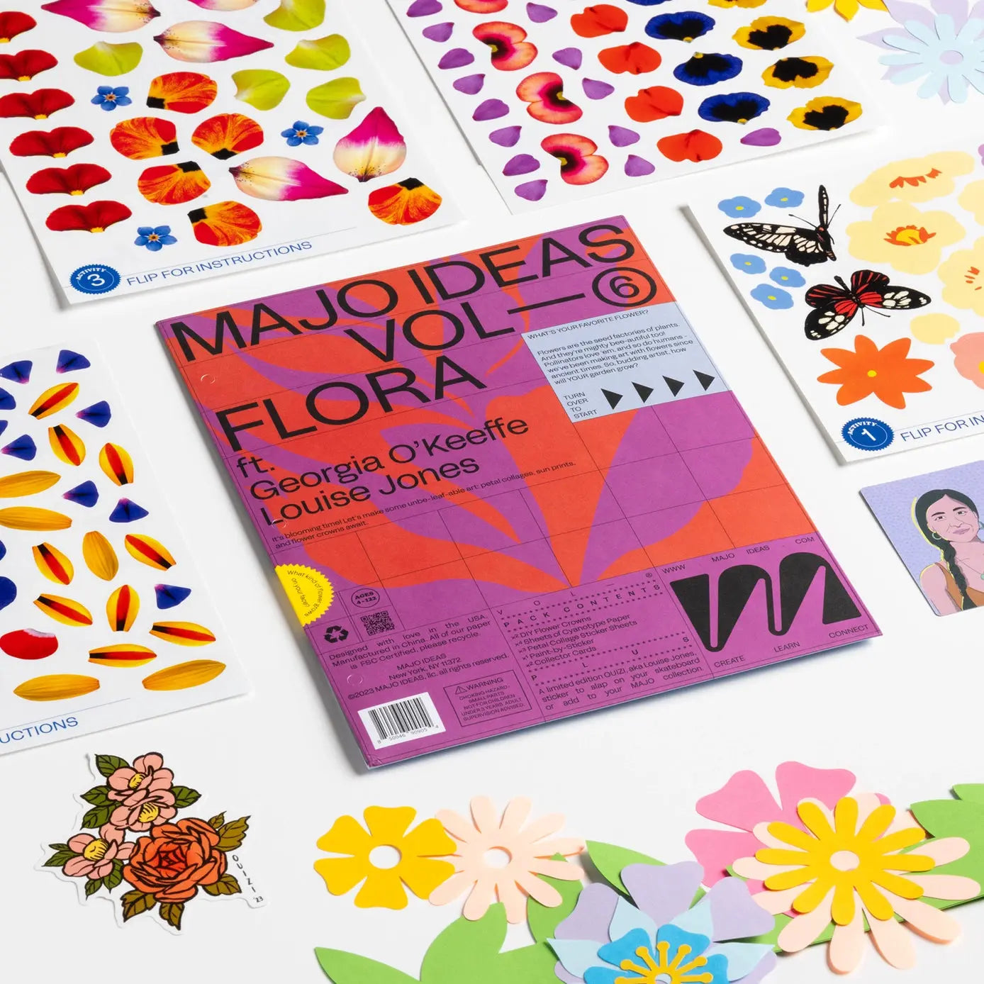 Flora Sticker Based Art Pack - Volume 6 Majo Ideas