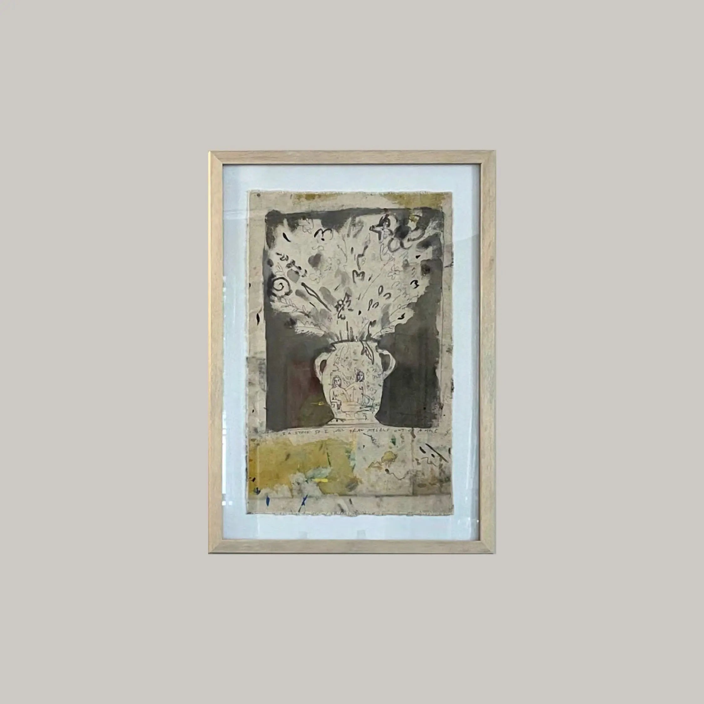 Drawing Myself Out of a Hole - Pink & Tan