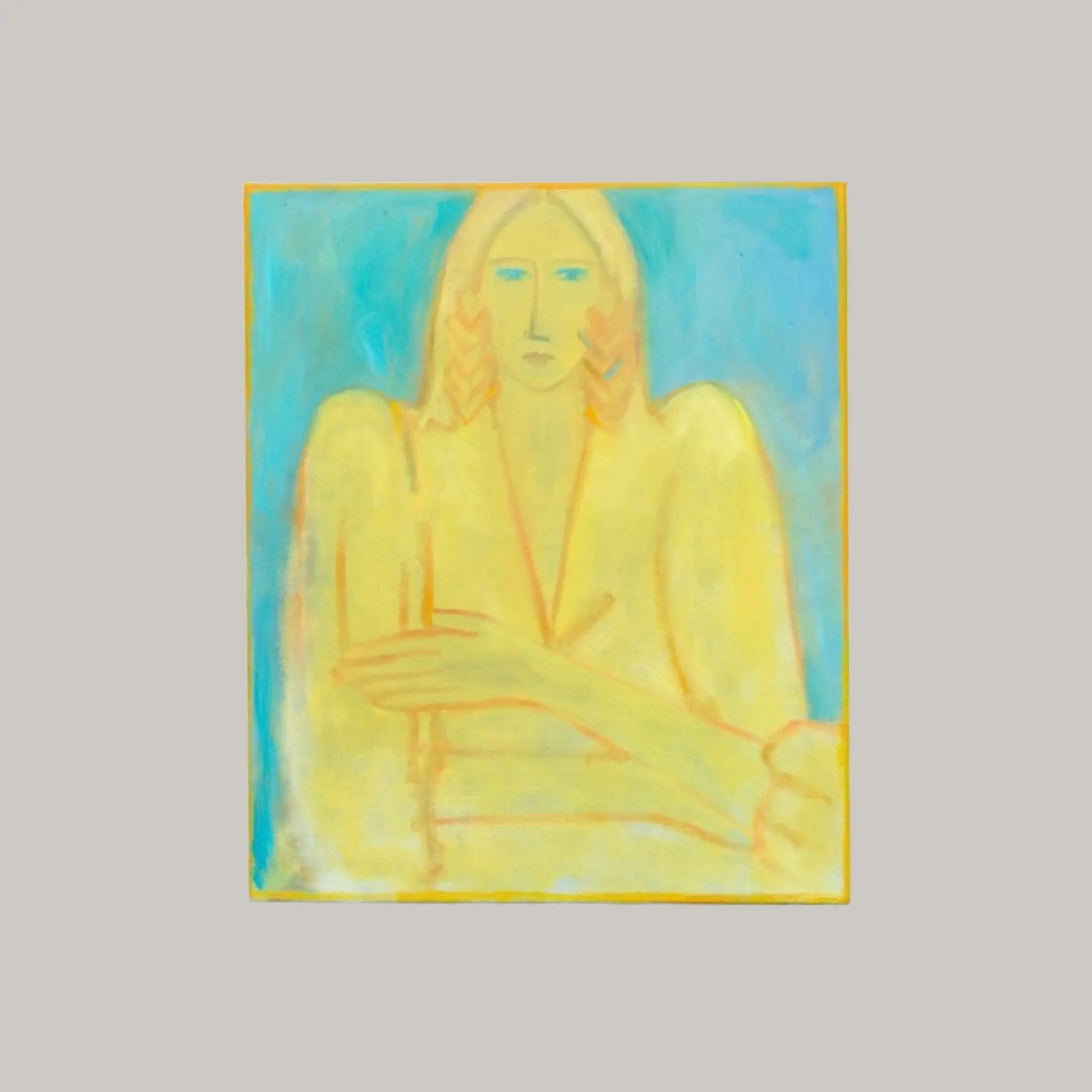 Lady in Yellow and Blue Meghan Borah