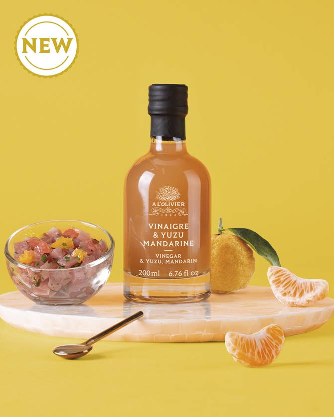 A L'Olivier Yuzu & Mandarin Vinegar - Pink & Tan