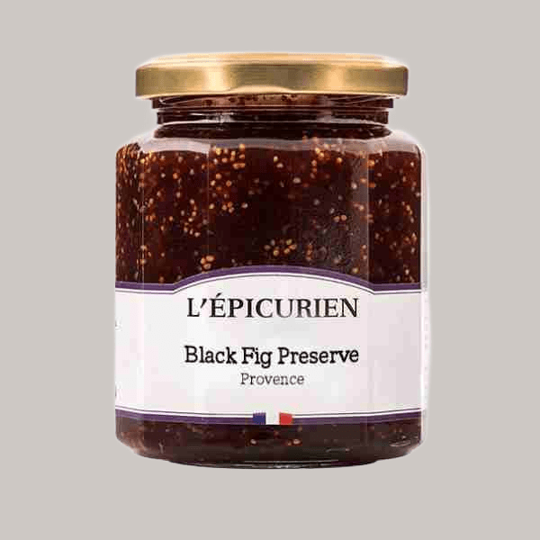 L'Epicurien Black Fig Preserves - Pink & Tan
