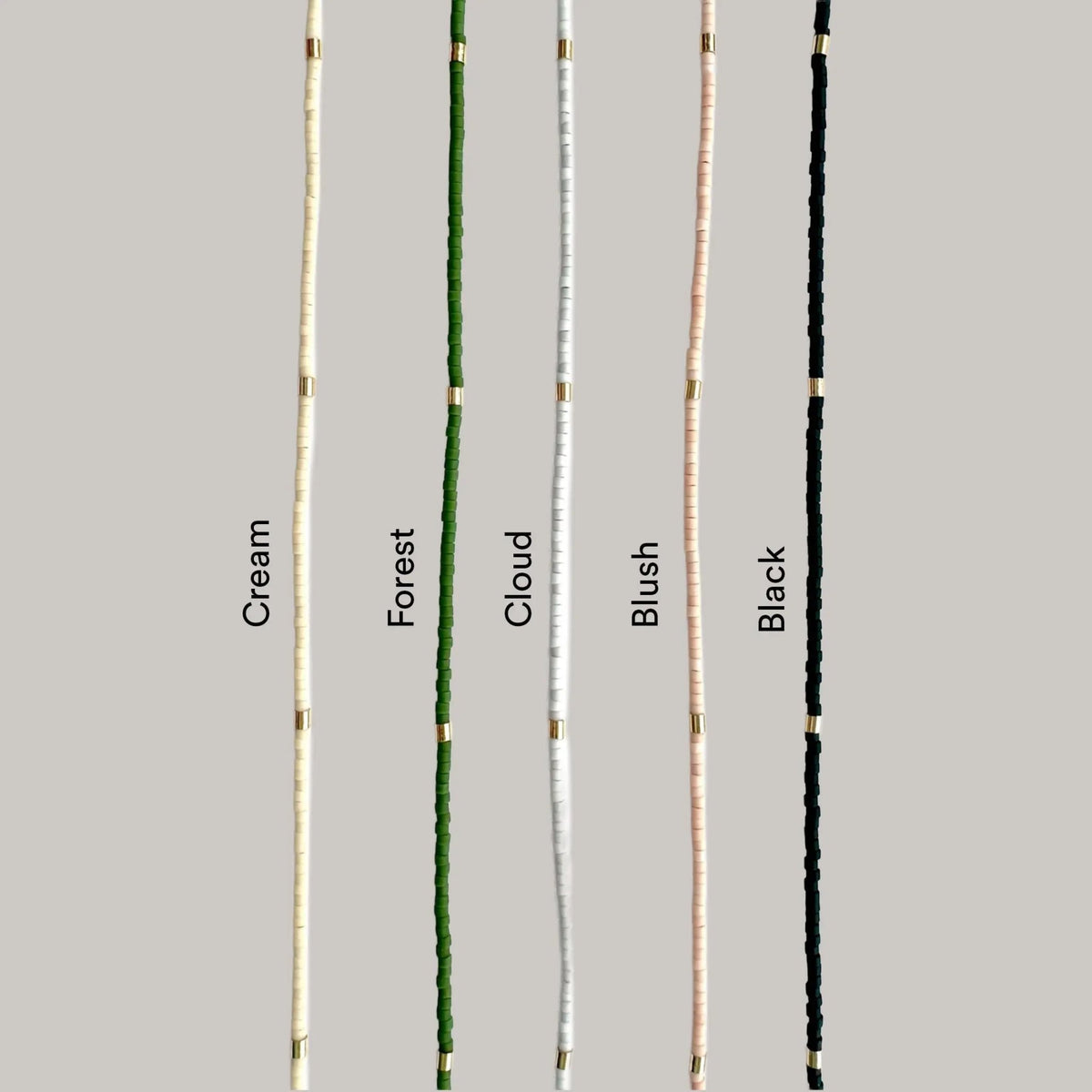 Matte Gold Bar Choker Ocean Breakup
