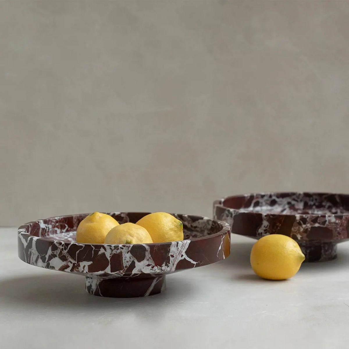 Rosso Levanto Marble Vessel Pink & Tan