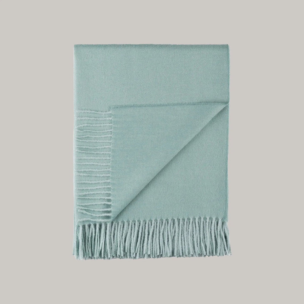 Sea Glass Baby Alpaca Throw Shupaca Alpaca