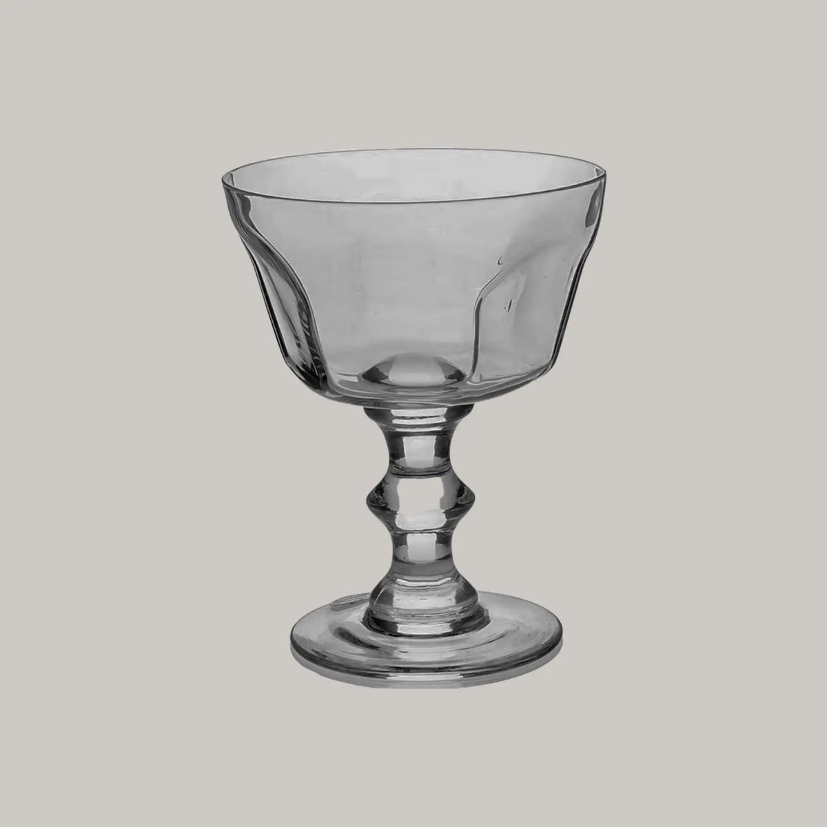 Vintage Lenox Antique Clear goblets Pink & Tan