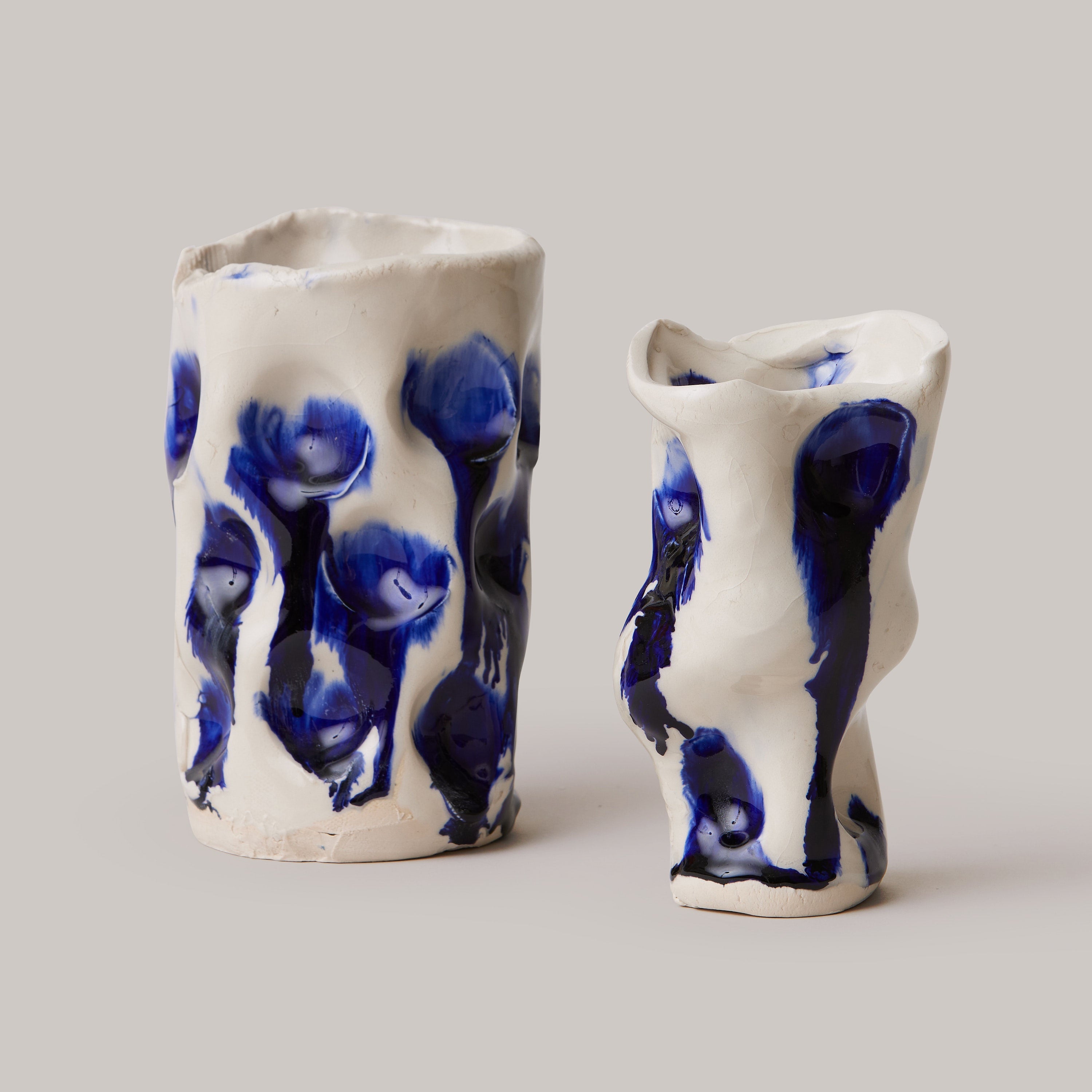 Cobalt Organic Vase